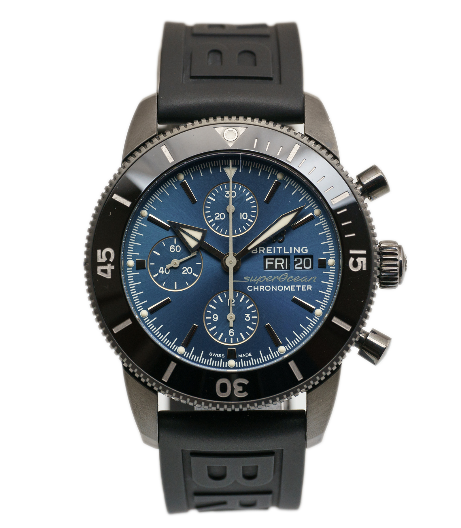Superocean Heritage II Chronograph M133132A1C1 44 mm NATO RUBBER