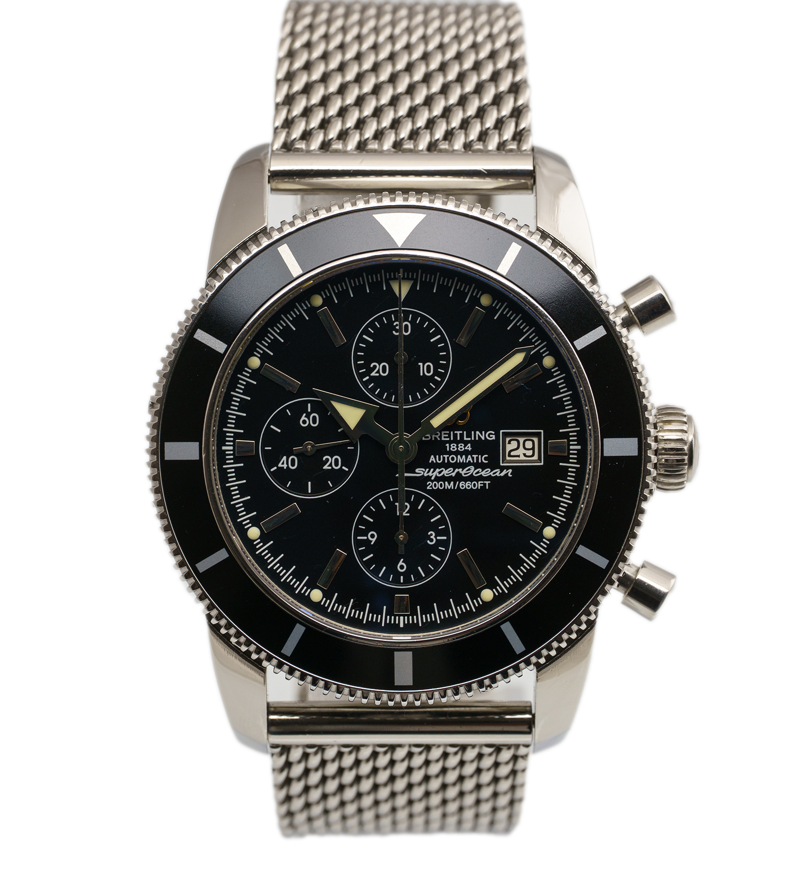 Superocean Heritage Chronograph A13320 Mesh 46 mm