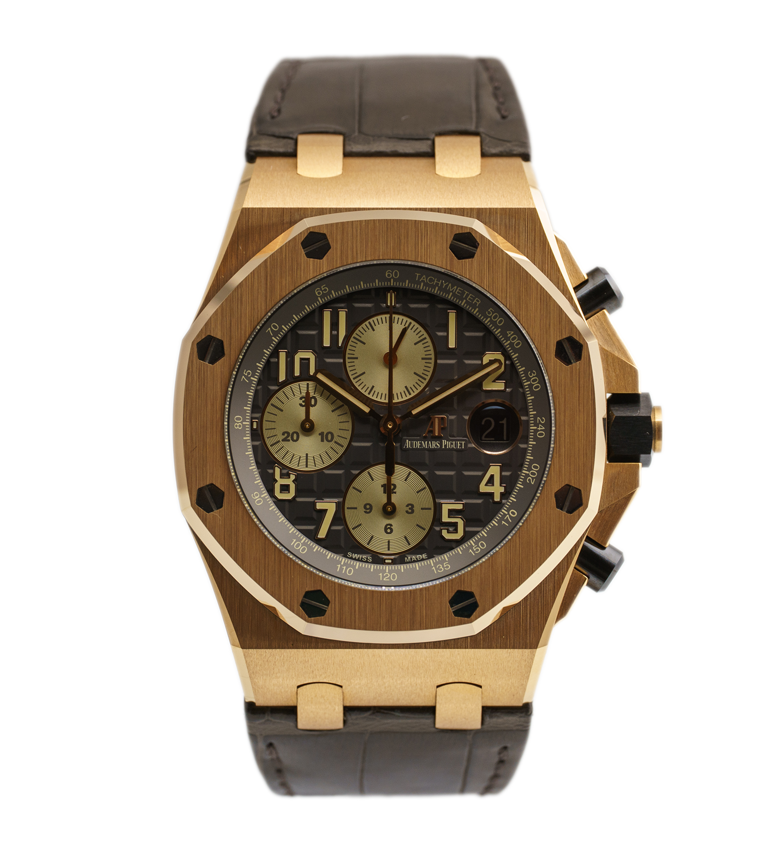Royal Oak Offshore Chronograph 18K Rose Gold 26470 Grey Dial 42 mm