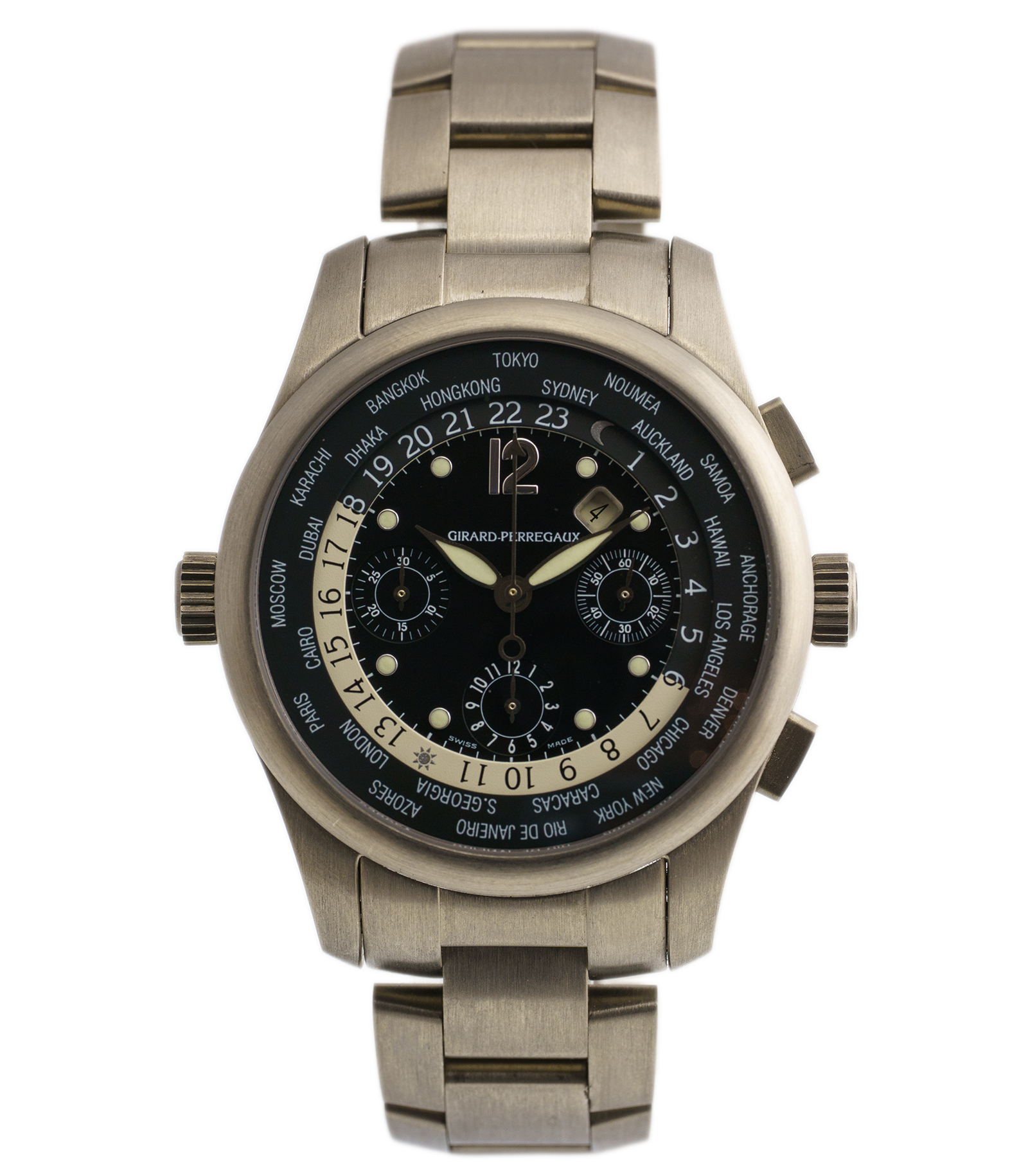World Time WW.TC Chrono Titanium 49800 43 mm