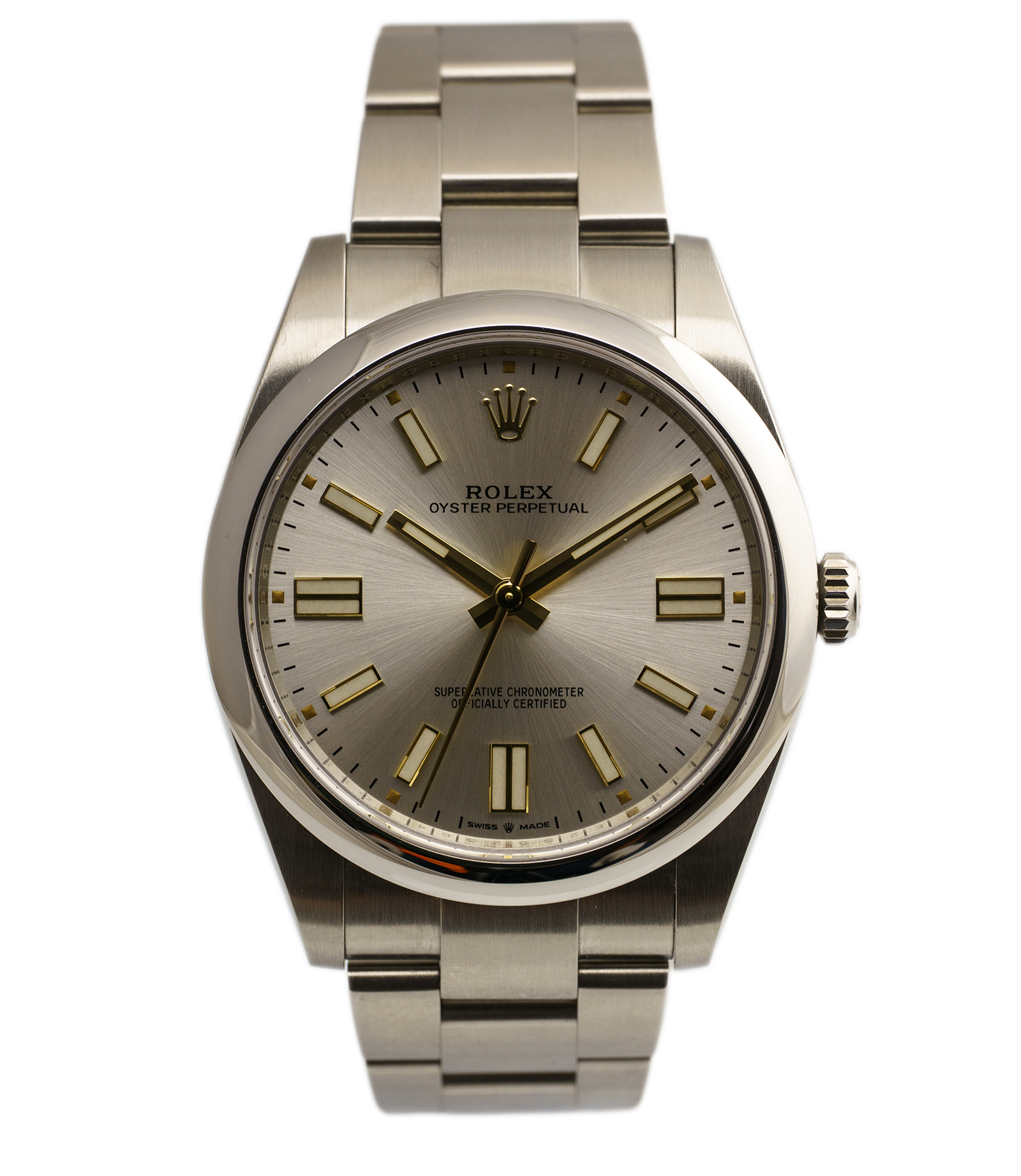 Oyster 124300 Perpetual Stainless Steel Silver 41 mm