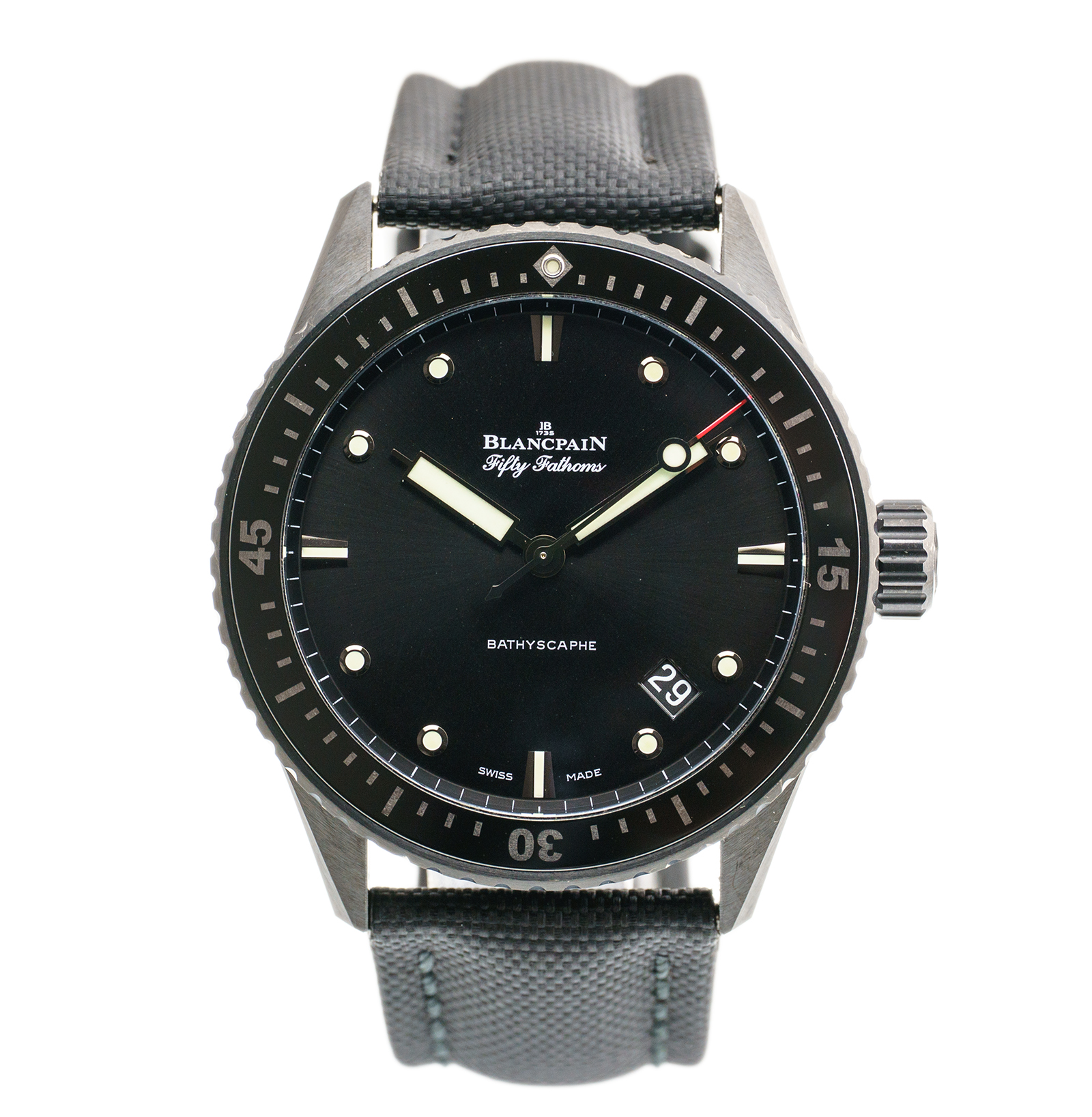 Fathoms Bathyscaphe Ceramic 5000 0130 B52A 43 mm