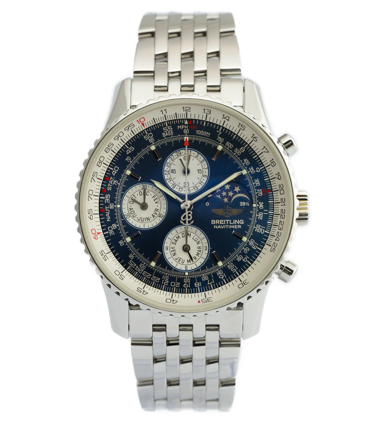 Montbrillant Olympus Navitimer Chrono Moonphase A19340 43 mm