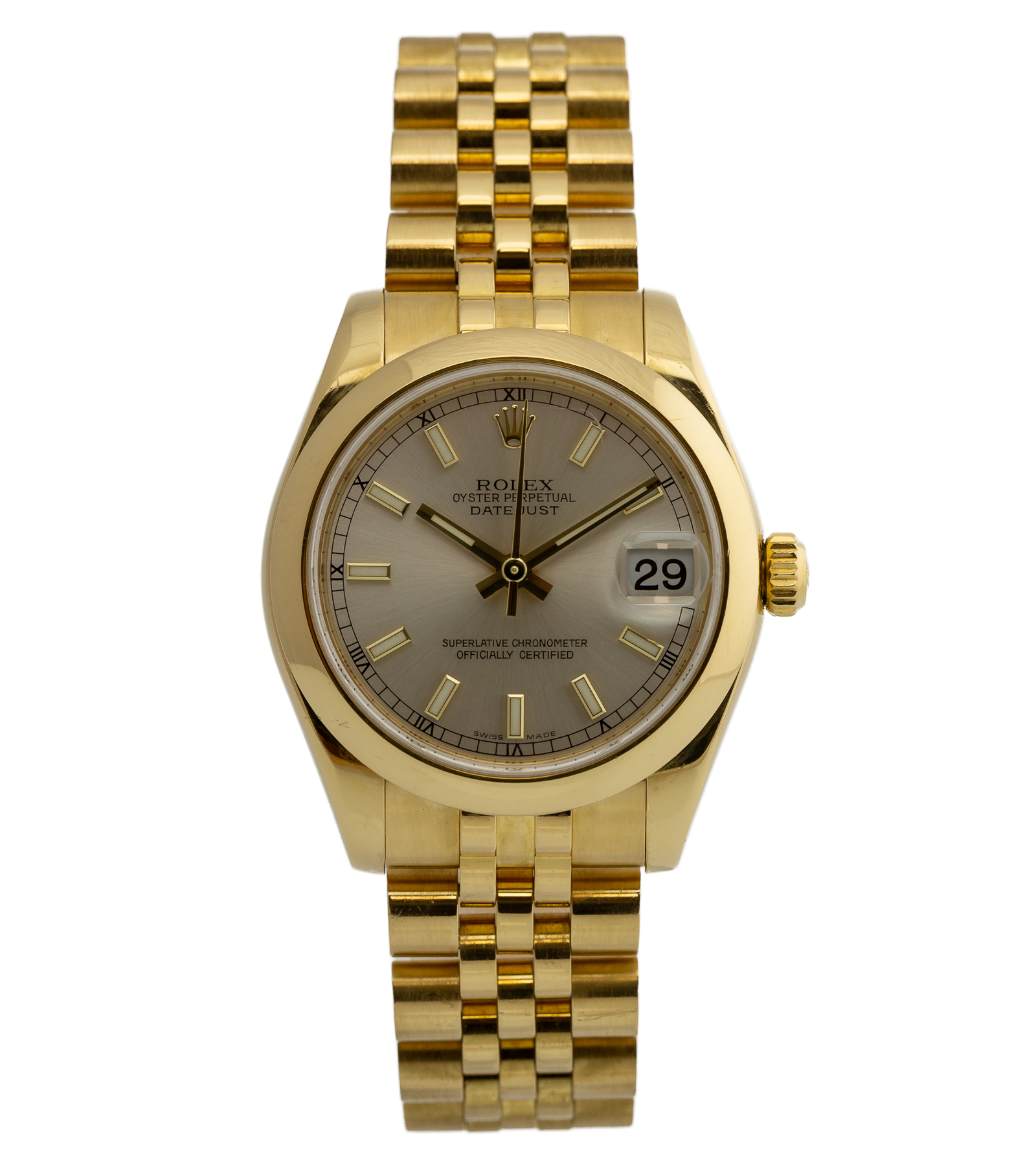 Datejust Gold 18K Lady Jubilee 178248 12.2007 31 mm
