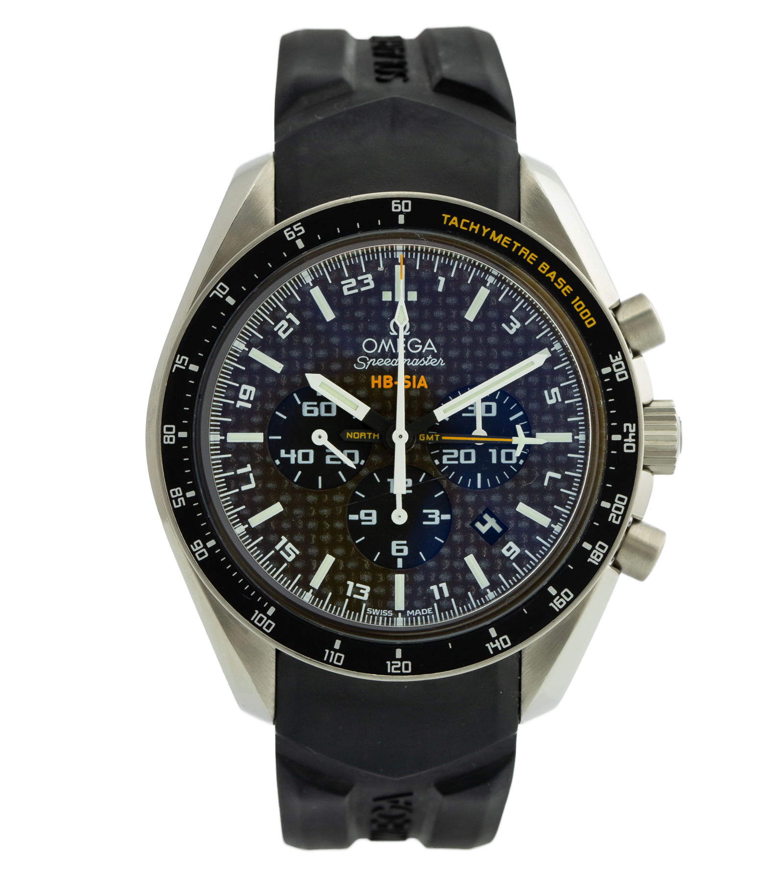 Speedmaster Titanium HB-SIA GMT Co-Axial Solar Powered Impulse Commemorative 321.92.44.52.01.001 44 mm