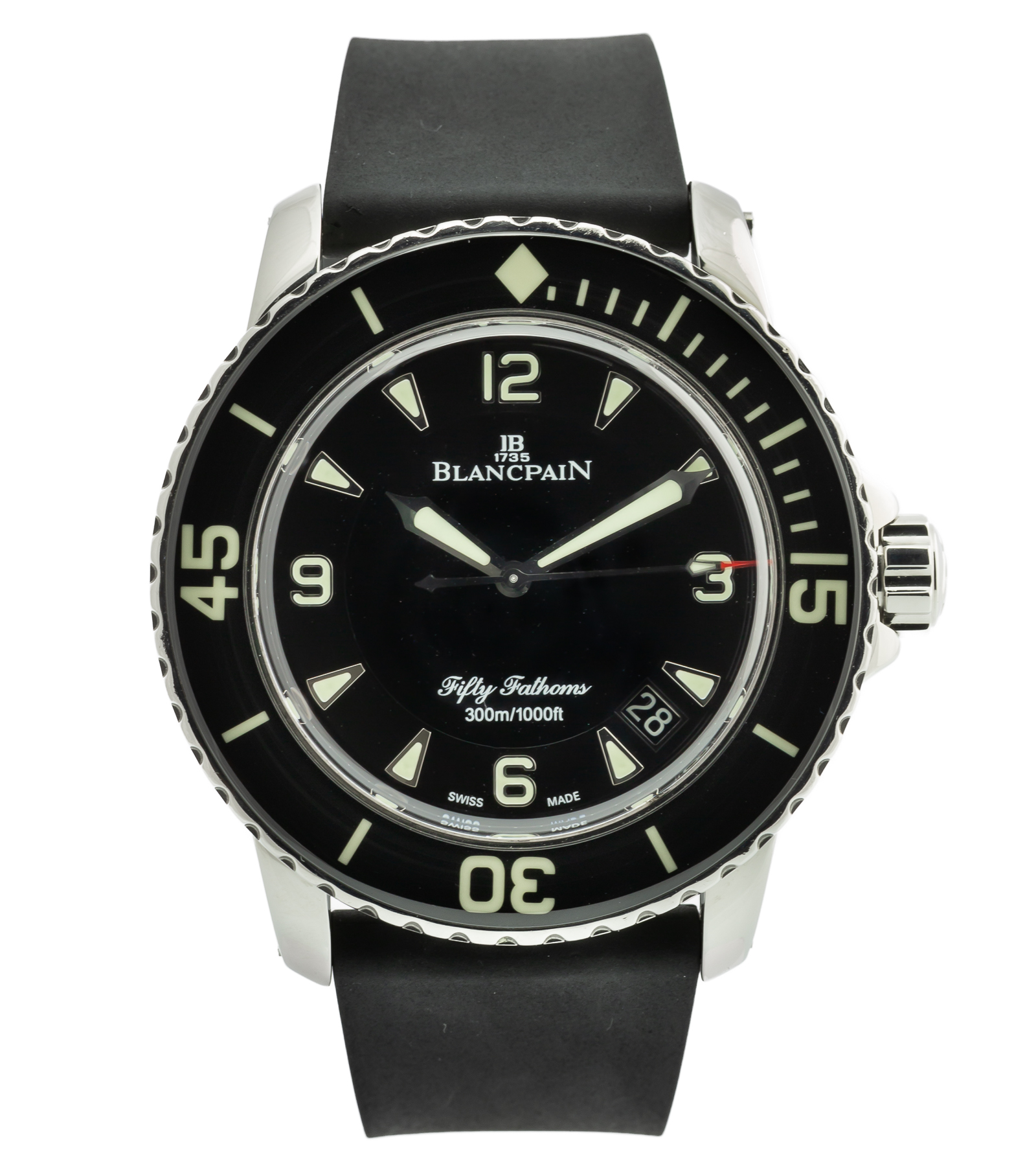 Fifty Fathoms Black Dial 5015-1130-52 01/2021 45mm