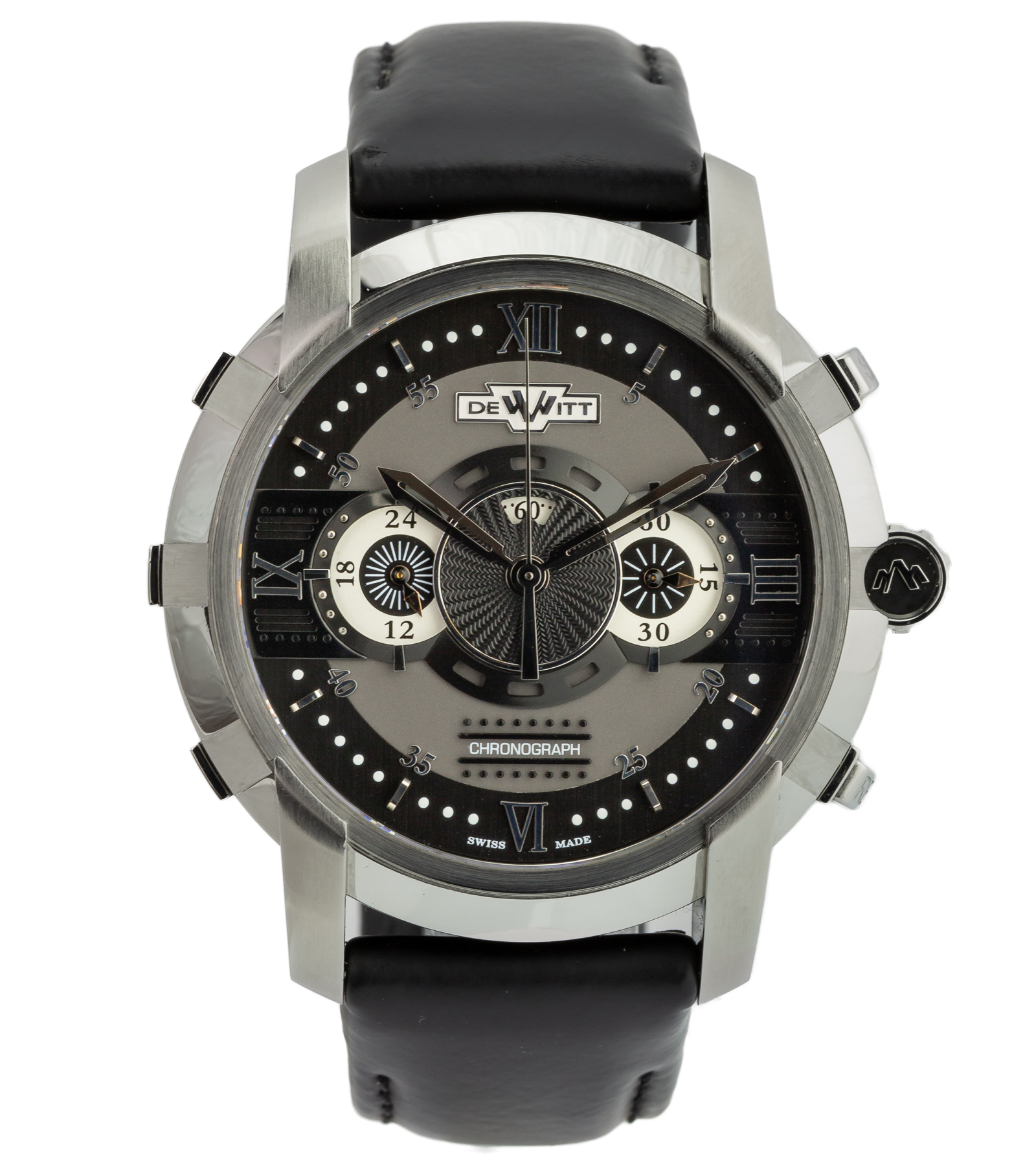 Furtive Glorious Knight Chronograph Black Dial FTV.CHR.001 46 mm