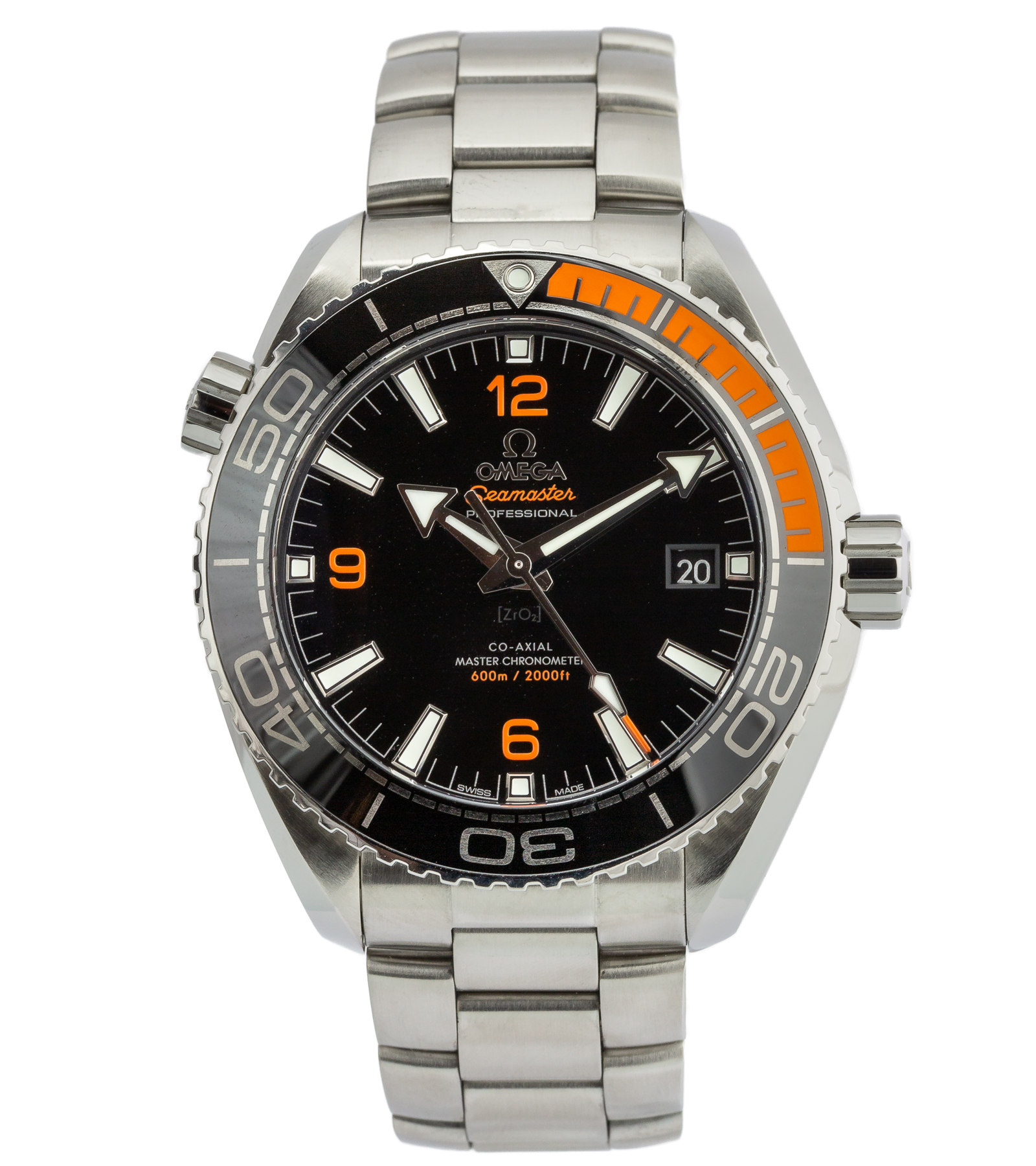 Seamaster Planet Ocean 600m Co-Axial Bracelet and Strap 215.32.44.21.01.002 08/2022 43,5 mm