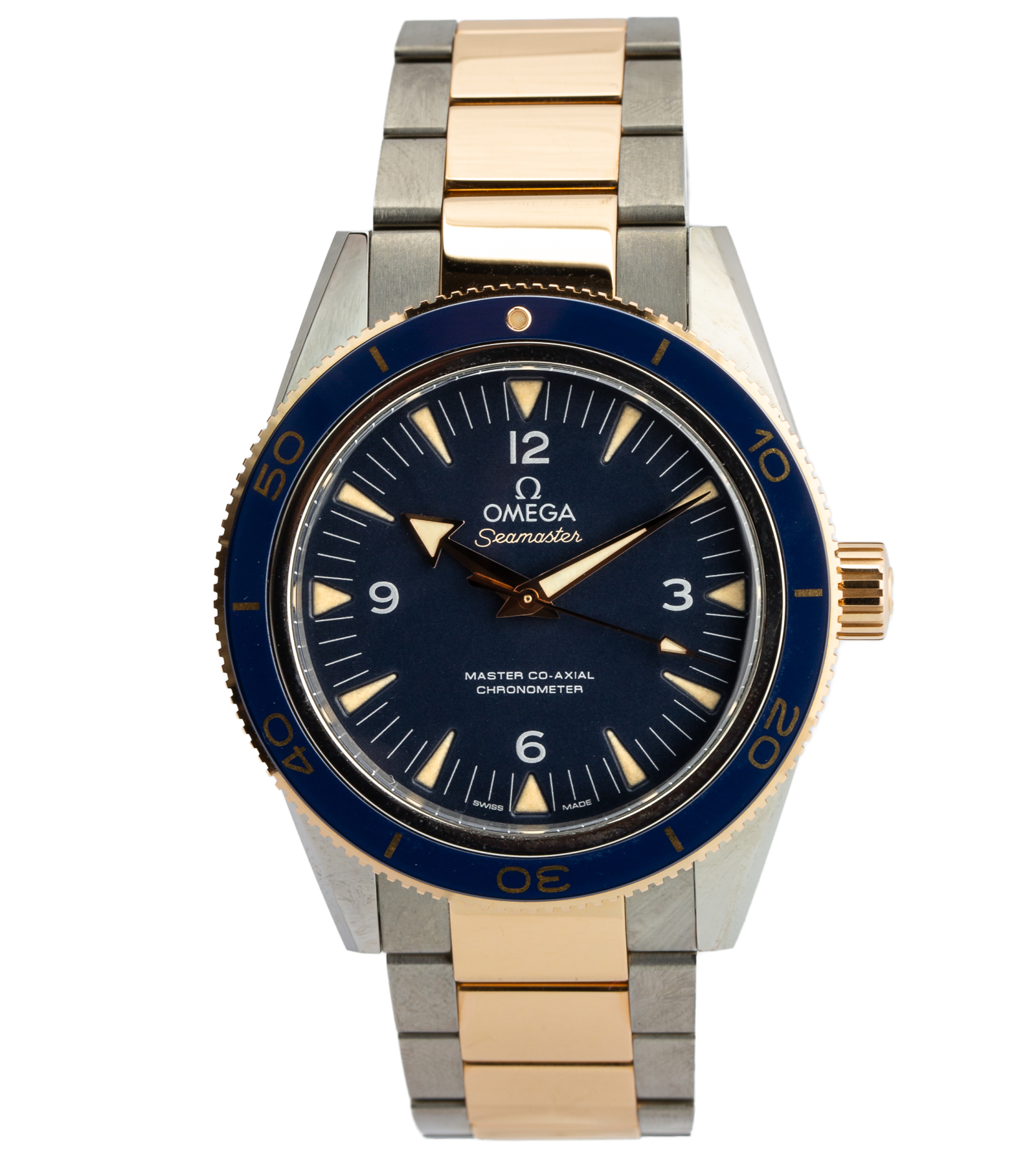 Seamaster 300 233.60.41.21.03.001 Titanium Sedna Gold 41 mm