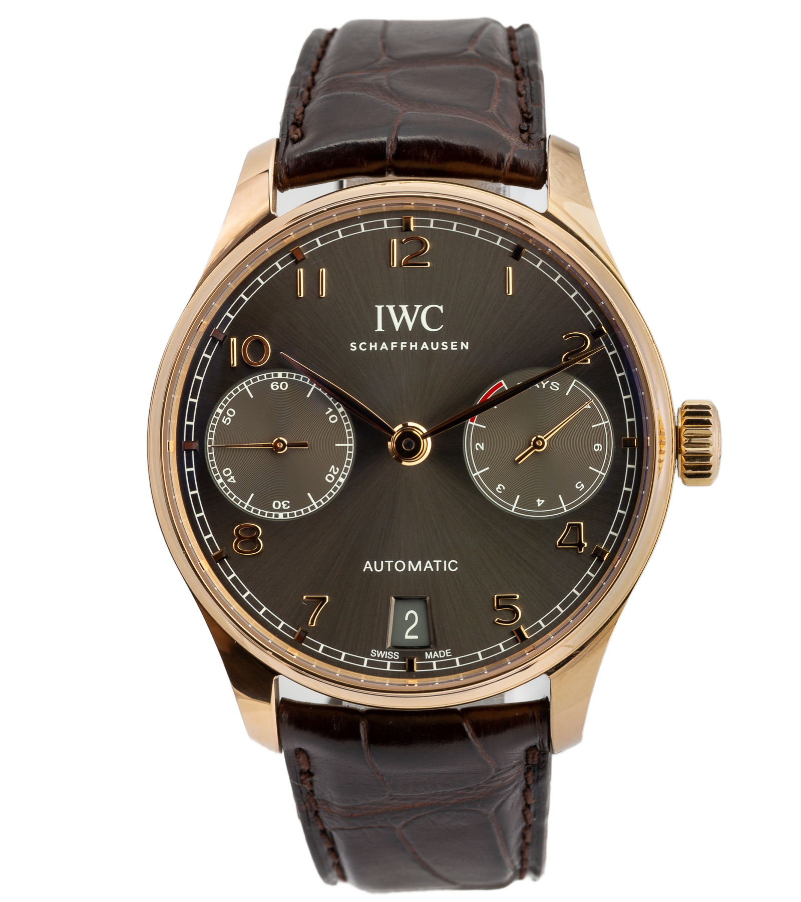 Portuguese Automatic 7 Days IW500702 Rose Gold 03/2018 42 mm