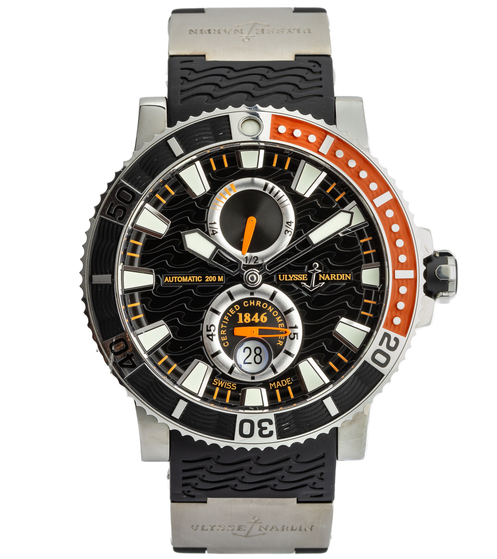 Maxi Marine 263-90 Diver Titanium Black Dial 45 mm