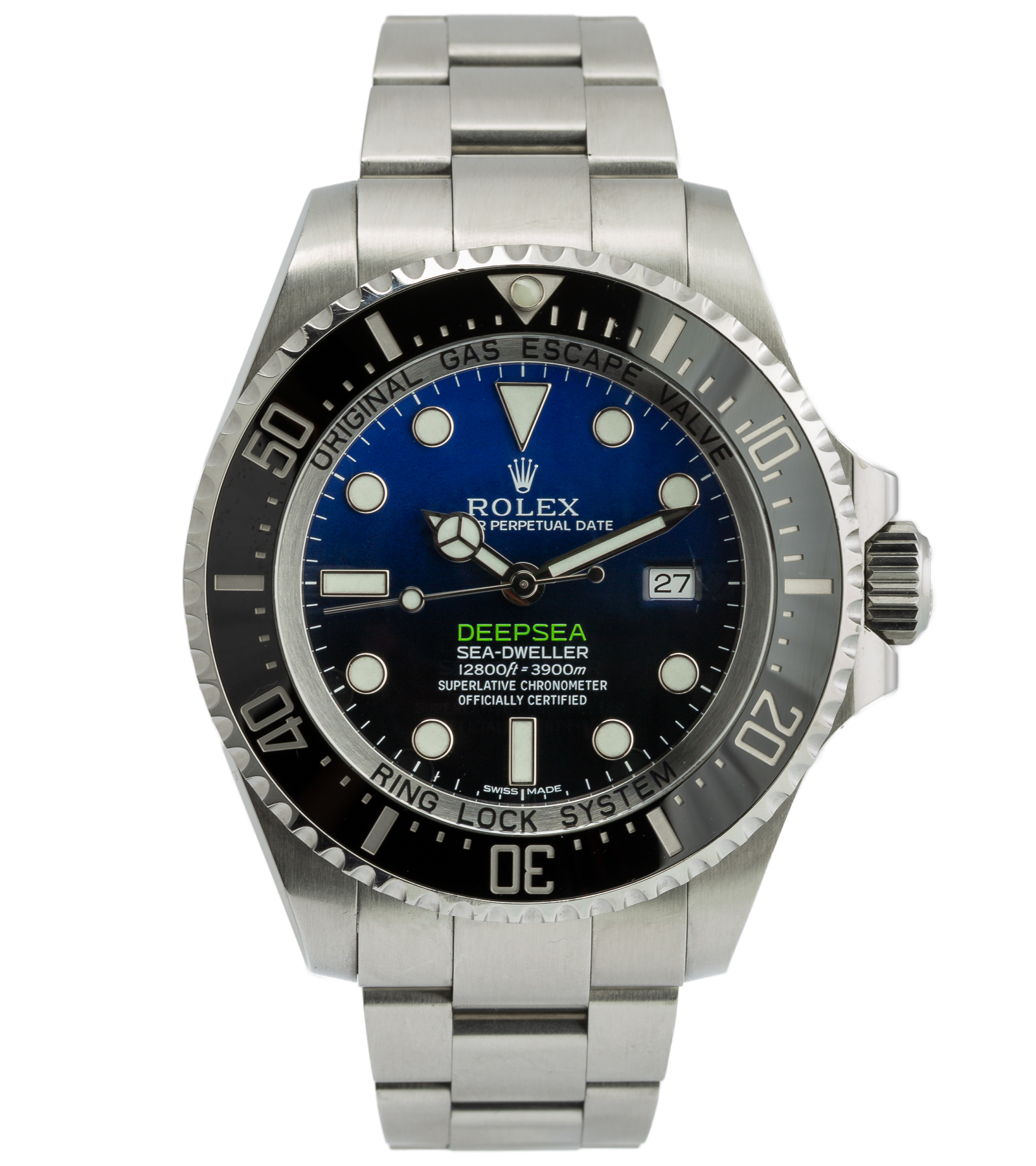 Sea-Dweller Deepsea Blue Dial James Cameron 116660 12/2014 44 mm