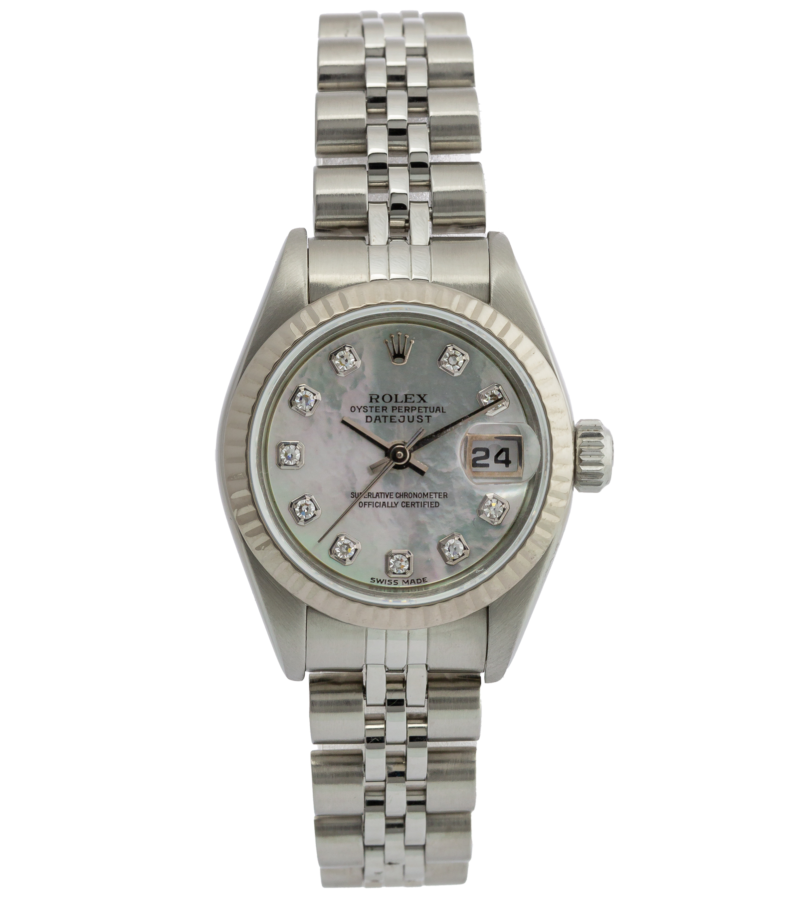 Lady Datejust 79174 Jubilee MOP Diamond Dial 10/2002 26 mm