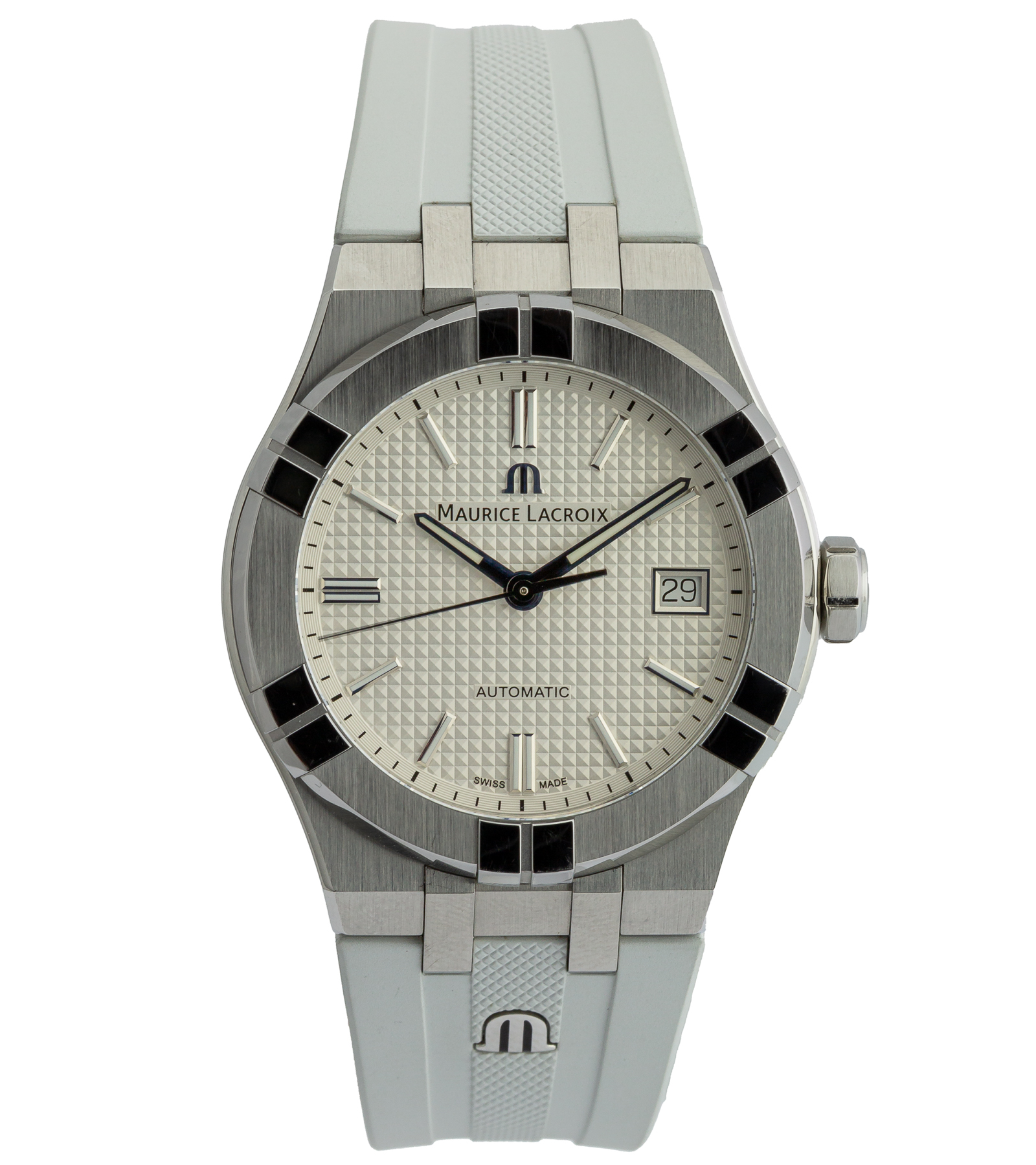 Aikon Automatic AI6007 Silver Dial Grey Strap 11/2025 39 mm