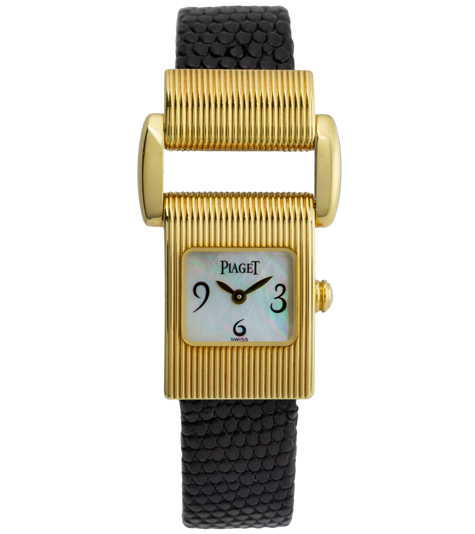 Protocole Miss Lady Watch MOP Dial Yellow Gold 18K 5221 4 STRAPS 01/2000 17 mm