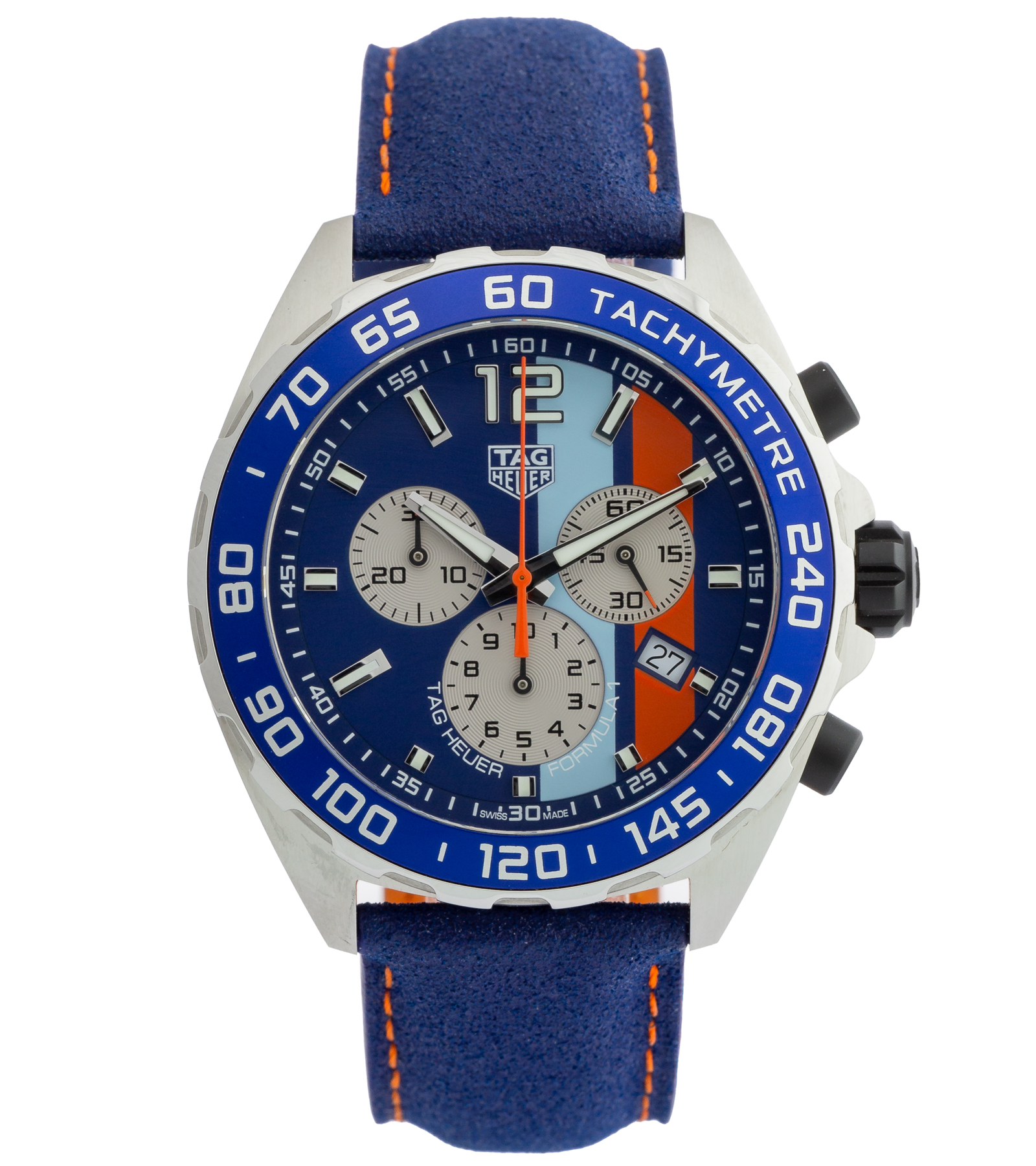 Formula 1 Quartz Gulf CAZ101N 12/2022 NEW WATCH 43 mm