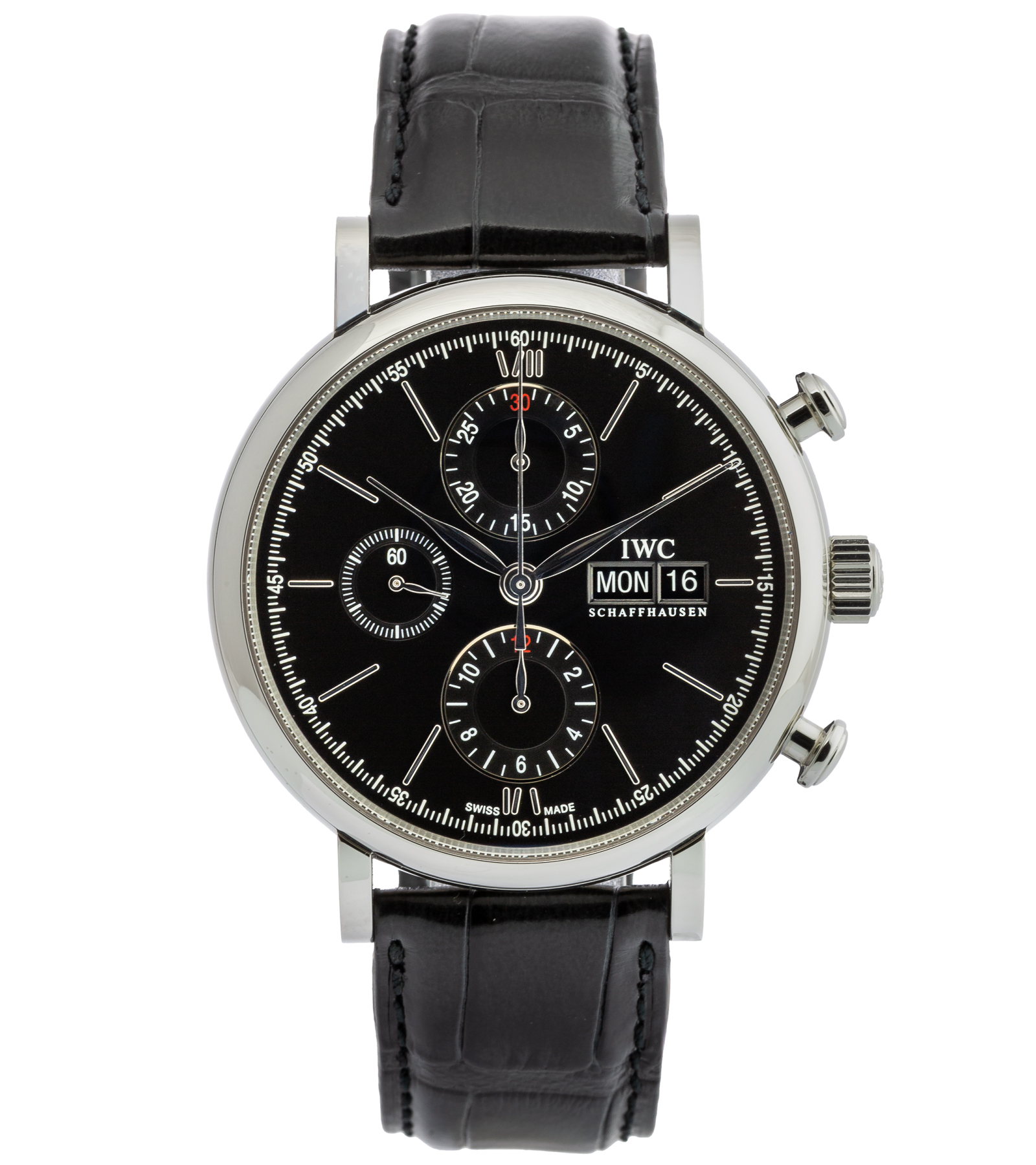 Portofino Chronograph IW391008 Black Dial Automatic 10/2018 42 mm