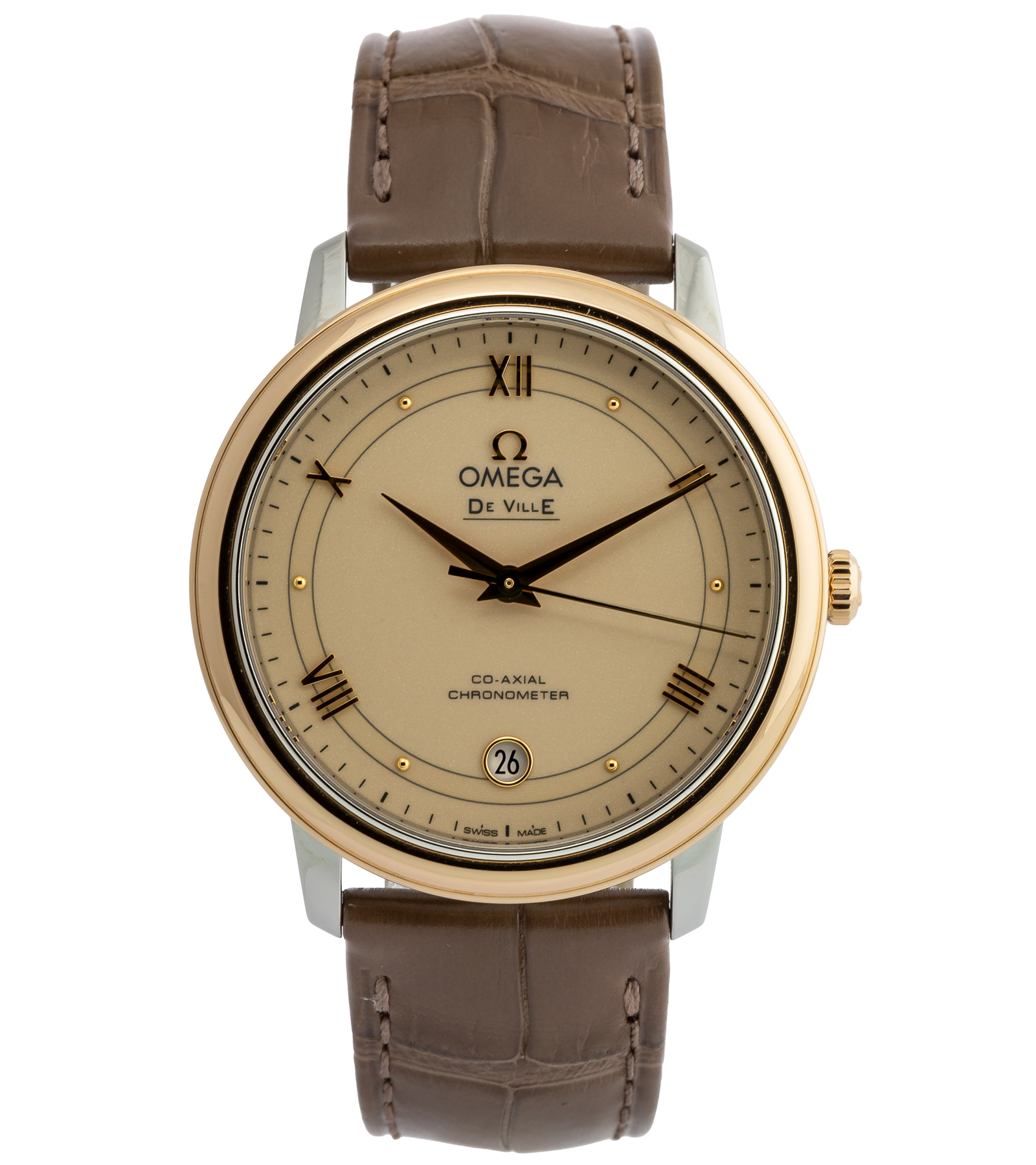 De Ville Prestige Co-Axial 424.23.37.20.09.001 Steel & Gold Automatic 36.8 mm