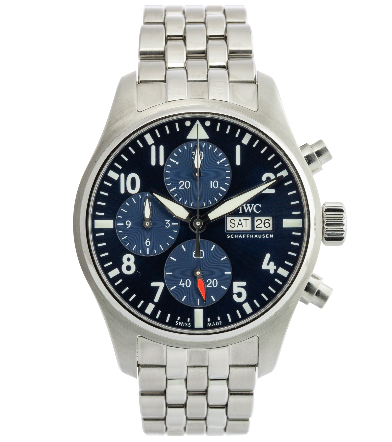 Pilot's Watch Chronograph IW388102 Blue Dial 04/06/2021 41 mm