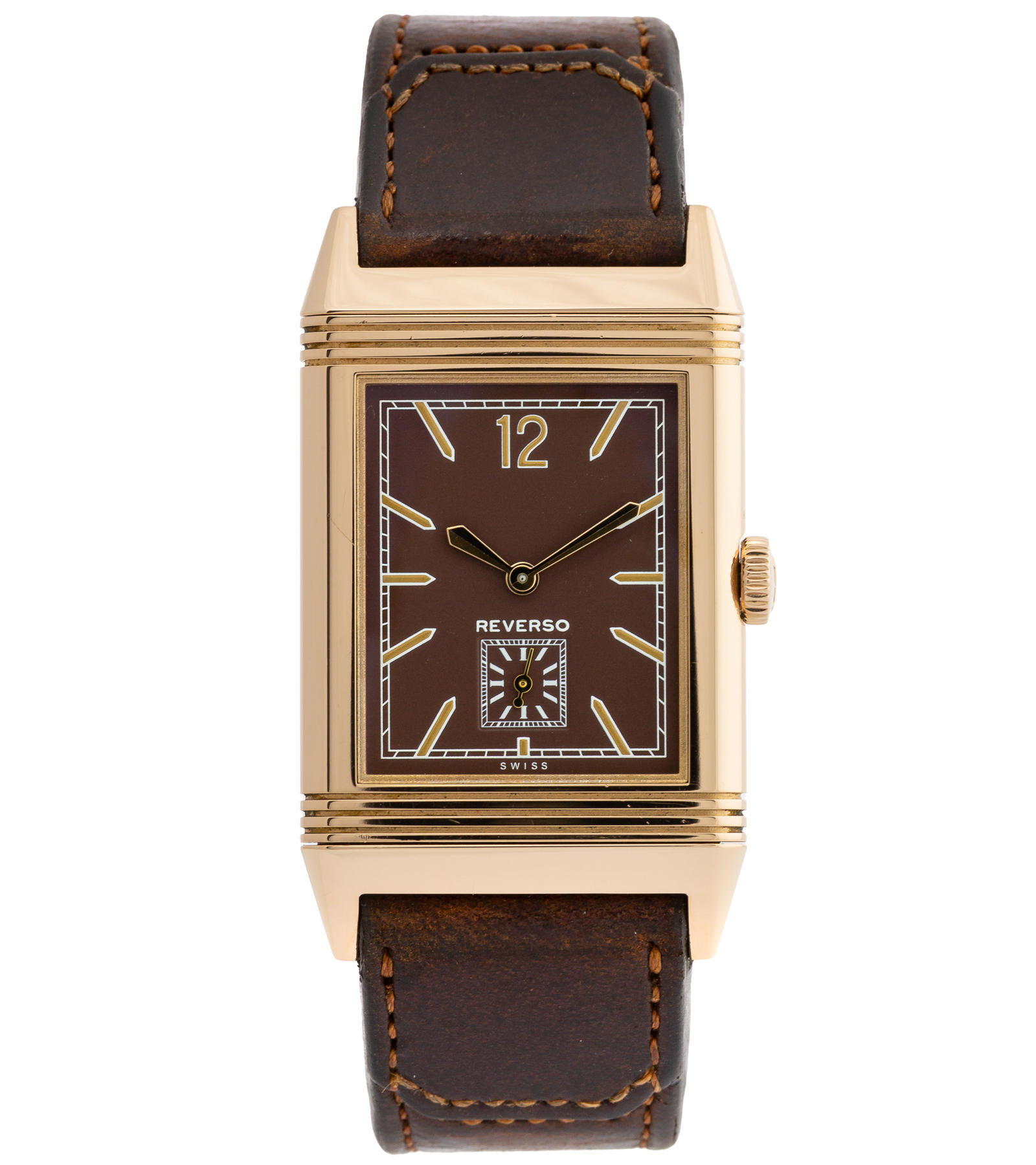 Grande Reverso Ultra Thin Tribute Tobacco 1931 Q2782560 277.2.22 Chocolate Dial Rose Gold 18K 2016 27,4 × 46,8 mm