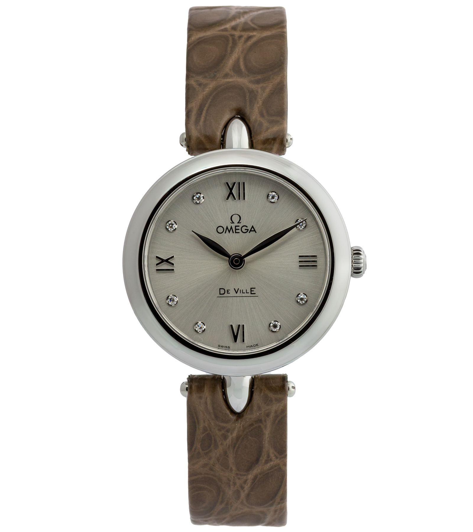De Ville Prestige 424.10.33.20.55.002 Mother-of-Pearl Diamond Dial Automatic 01/2017 33 mm (Kopia)