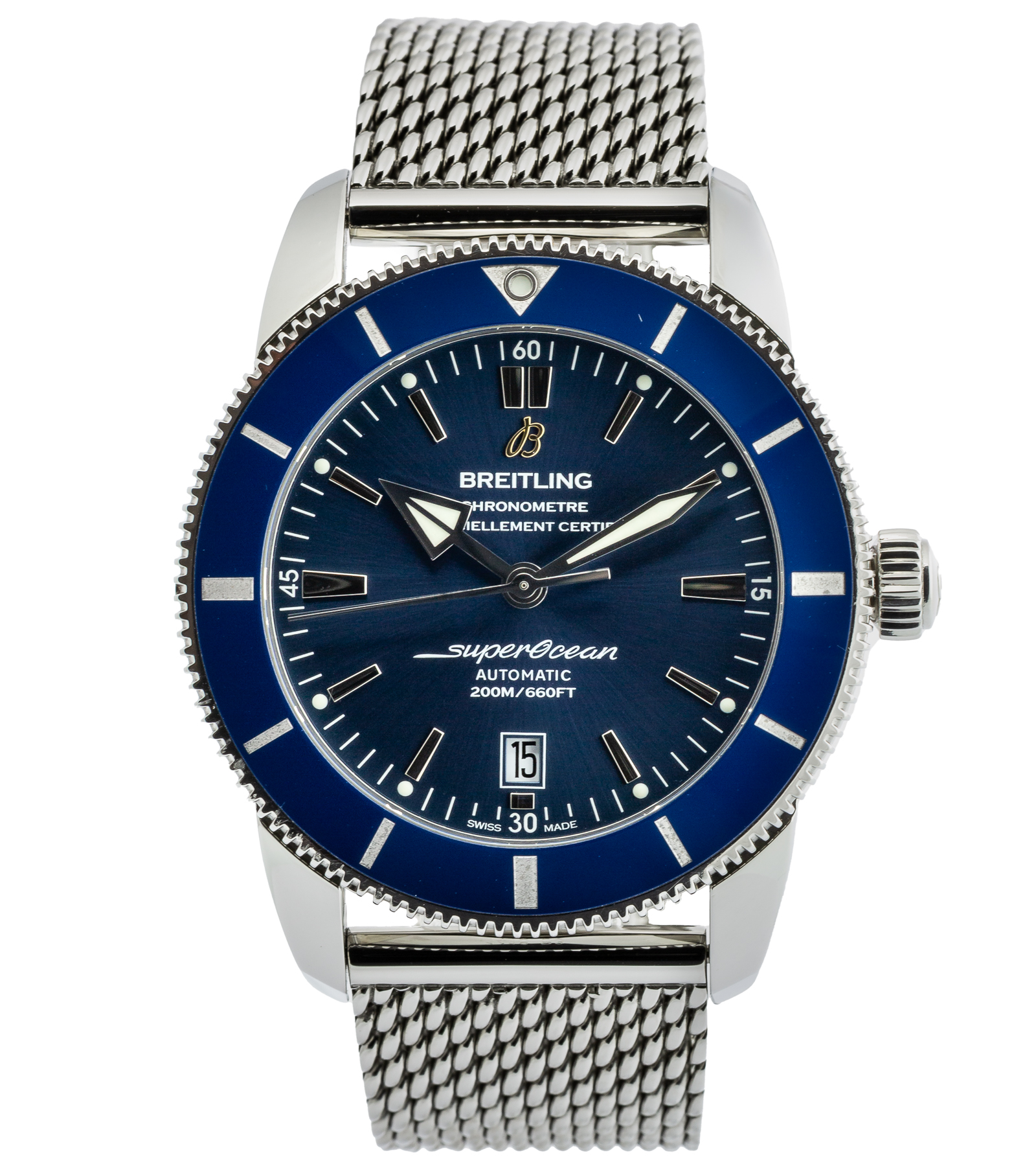 Superocean Heritage II AB202016 Blue Dial Automatic 08/2018 46 mm
