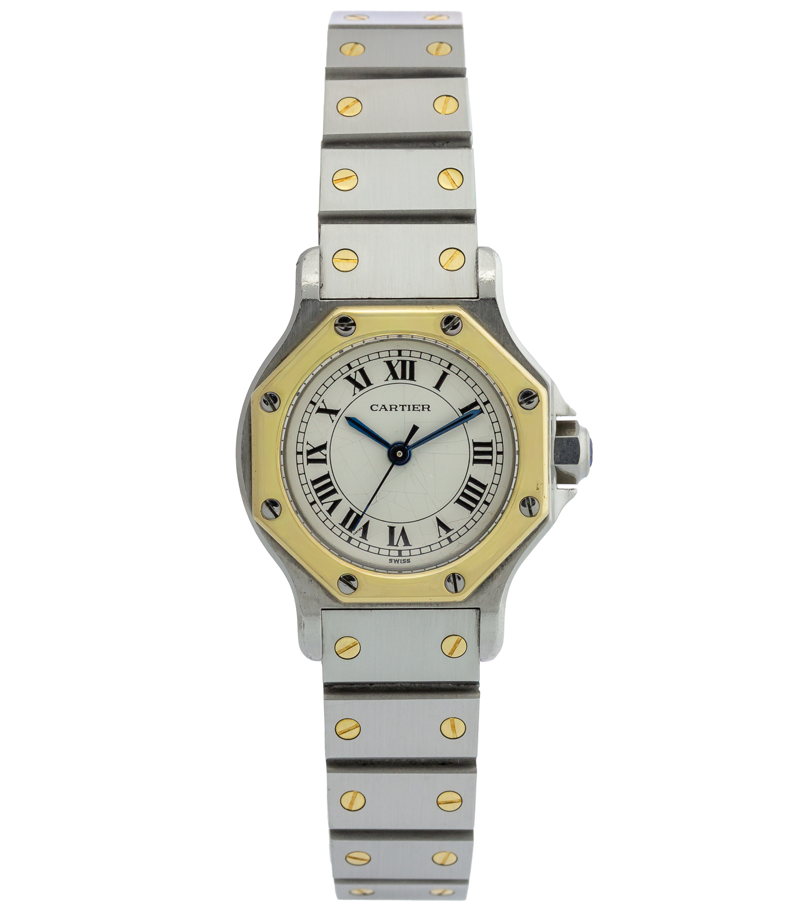 Santos Octagon 2966 Ghost Dial Swiss 30 mm (Kopia)