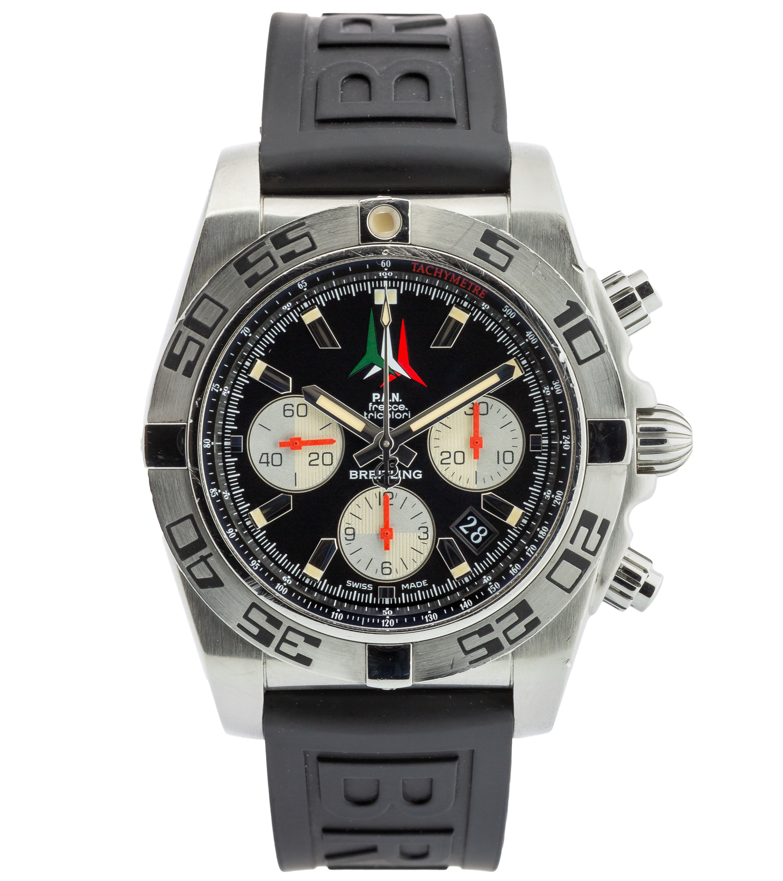 Chronomat Frecce Tricolori Limited Edition AB01104D/BC62 Black Dial Automatic 2012 44 mm
