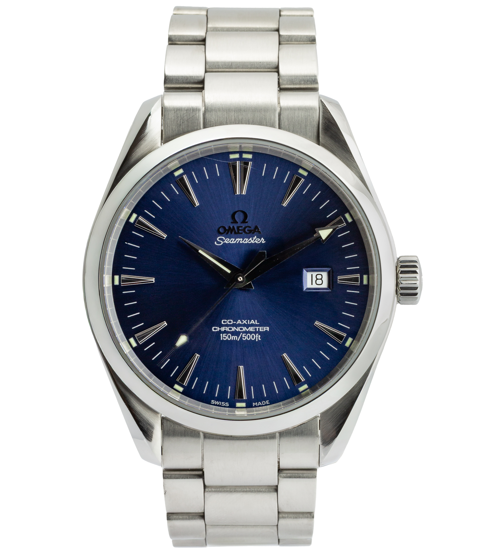 Seamaster Aqua Terra 150M Co-Axial 2502.80.00 Blue Dial Automatic 06/2007 42.2 mm