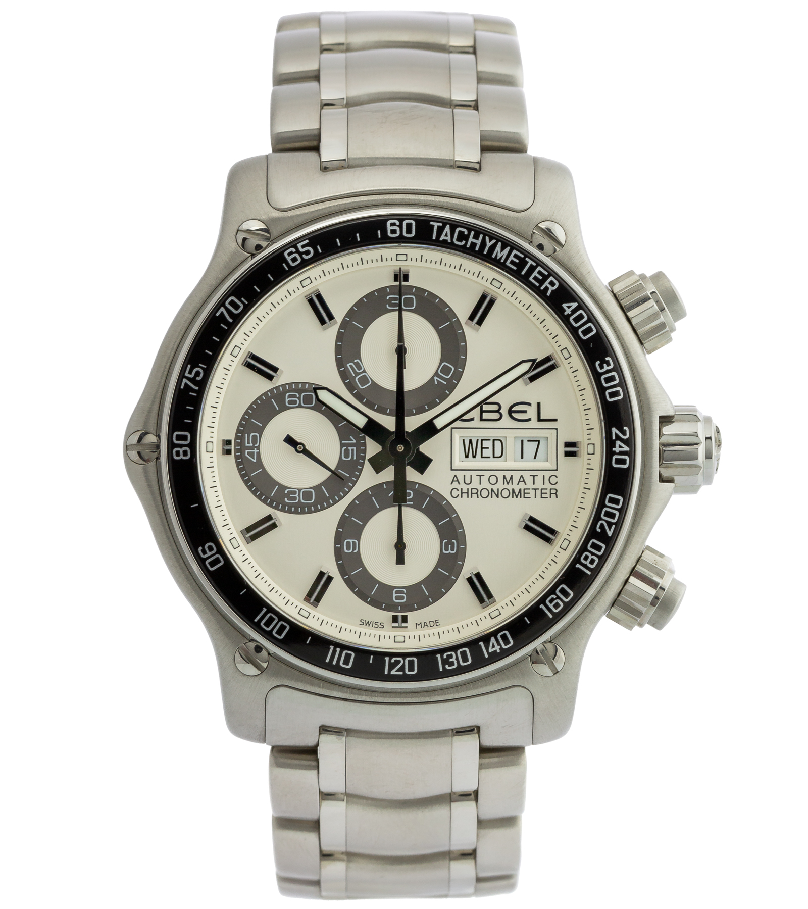 1911 Discovery E9750L62 Chronograph 1215795 Silver Dial Automatic 11/2012 43 mm