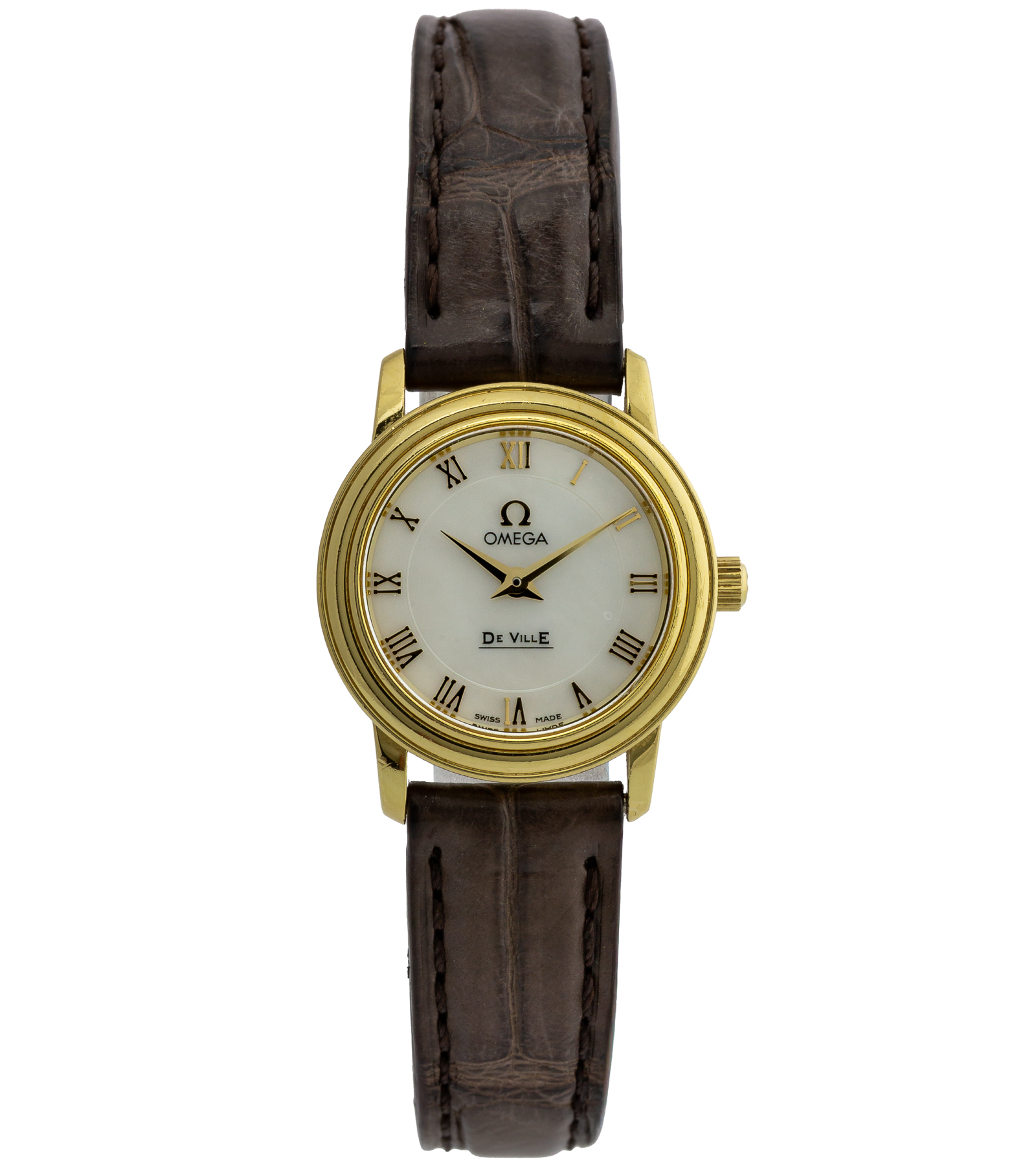 De Ville Prestige 4670.71.02 18K Yellow Gold MOP Quartz 10/2011 22 mm