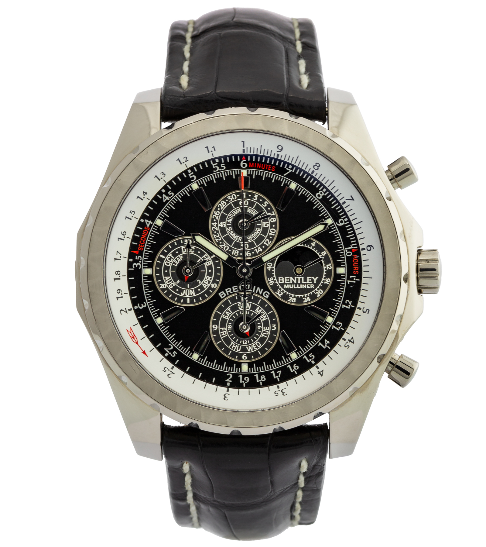 for Bentley Mark VI Mulliner Perpetual Calendar Limited Edition J29362 White Gold Automatic 2000 49 mm