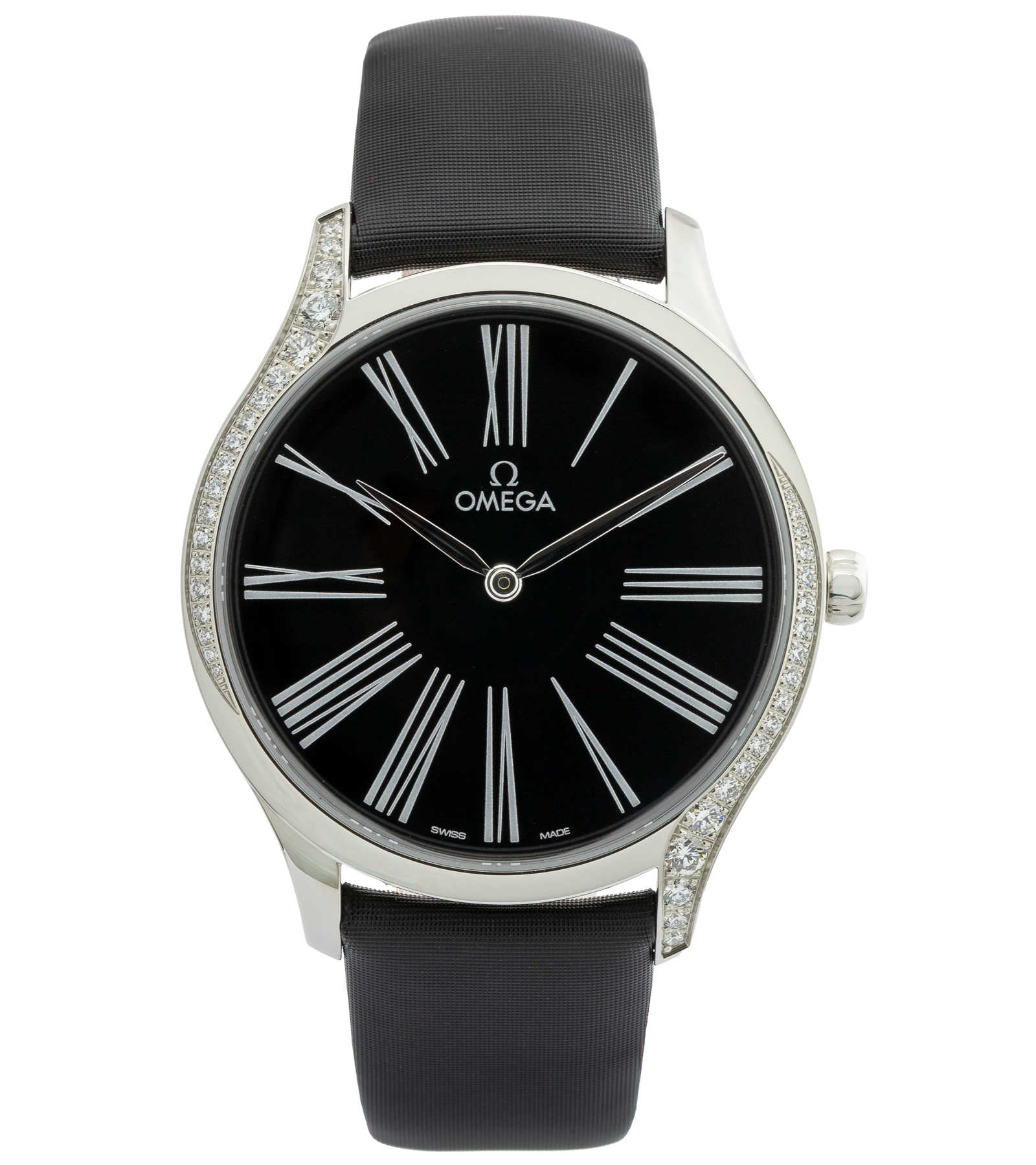 De Ville Trésor Quartz 428.17.39.60.01.001 Black Dial with Diamonds 06/2020 39 mm