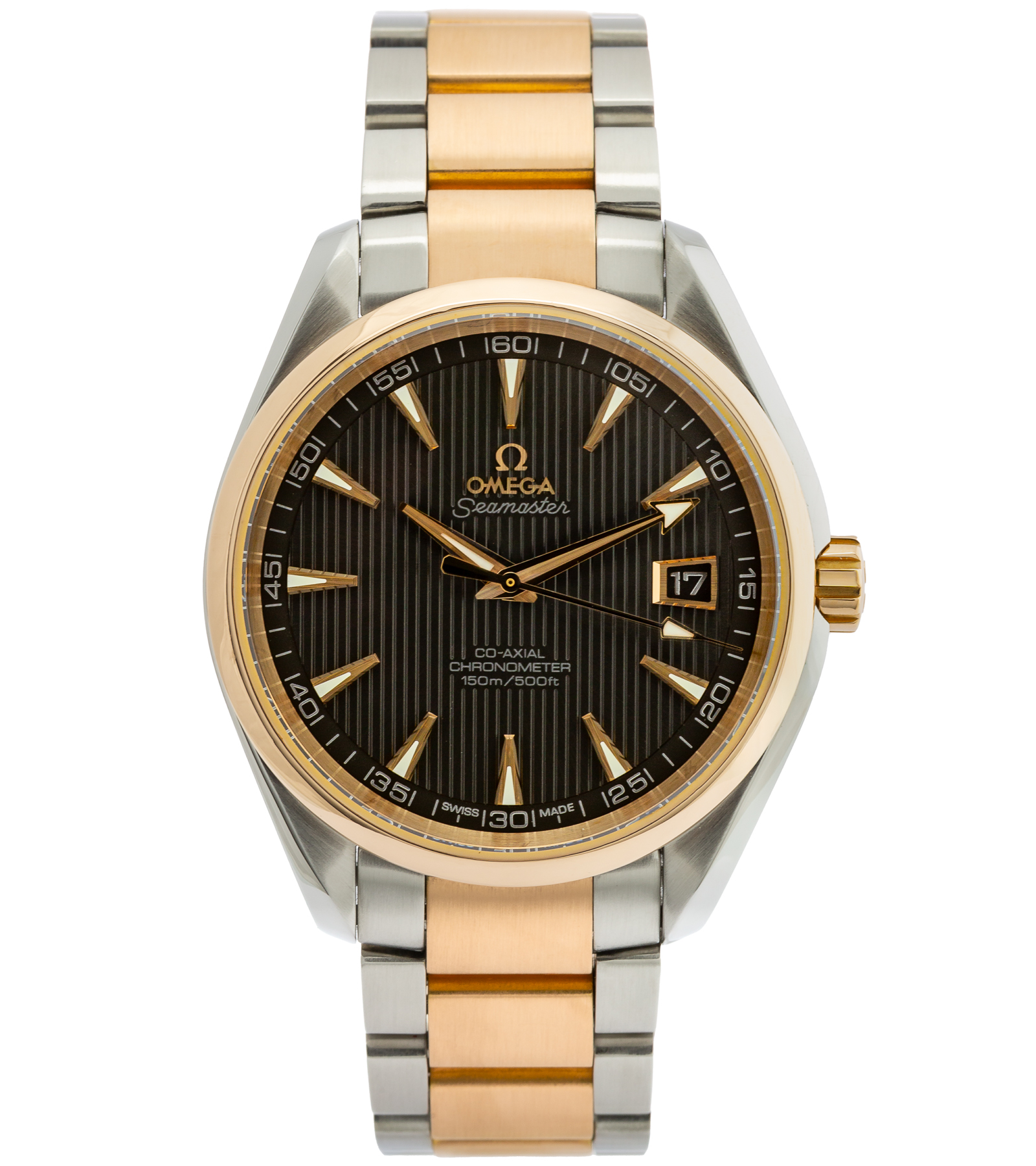 Seamaster Aqua Terra 150M Co-Axial 231.20.42.21.06.001 Gray Dial, Steel & 18K Rose Gold, Automatic, 06/2011, 41.5 mm