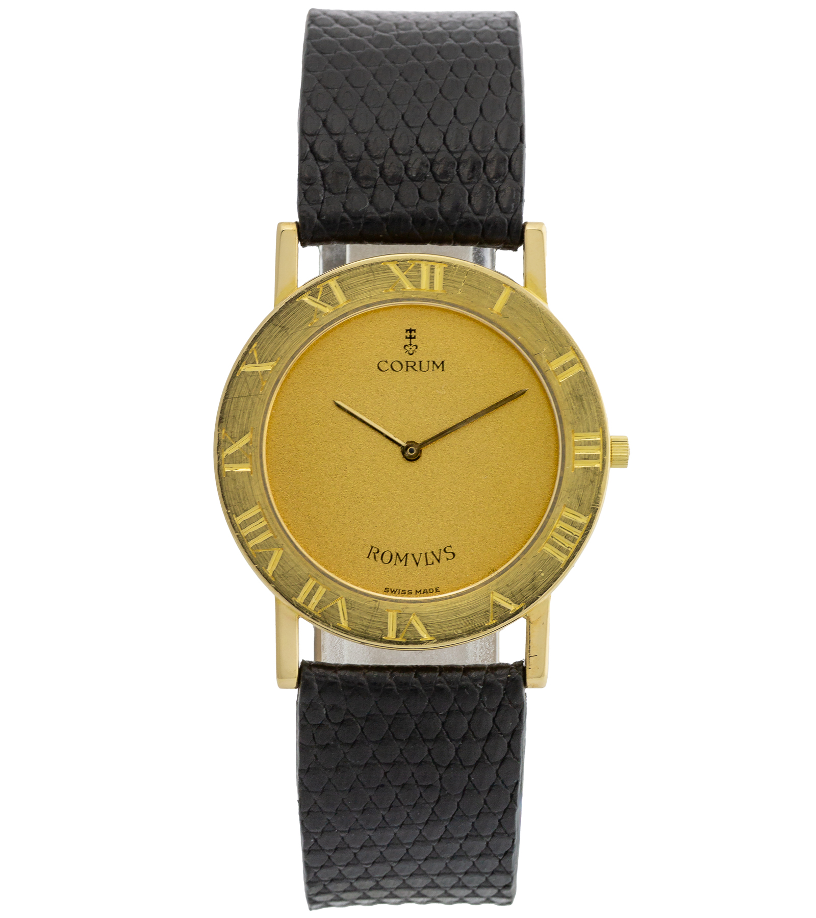 Romulus Romvlvs 50.100.56 Yellow Gold Quartz 1995 33 mm