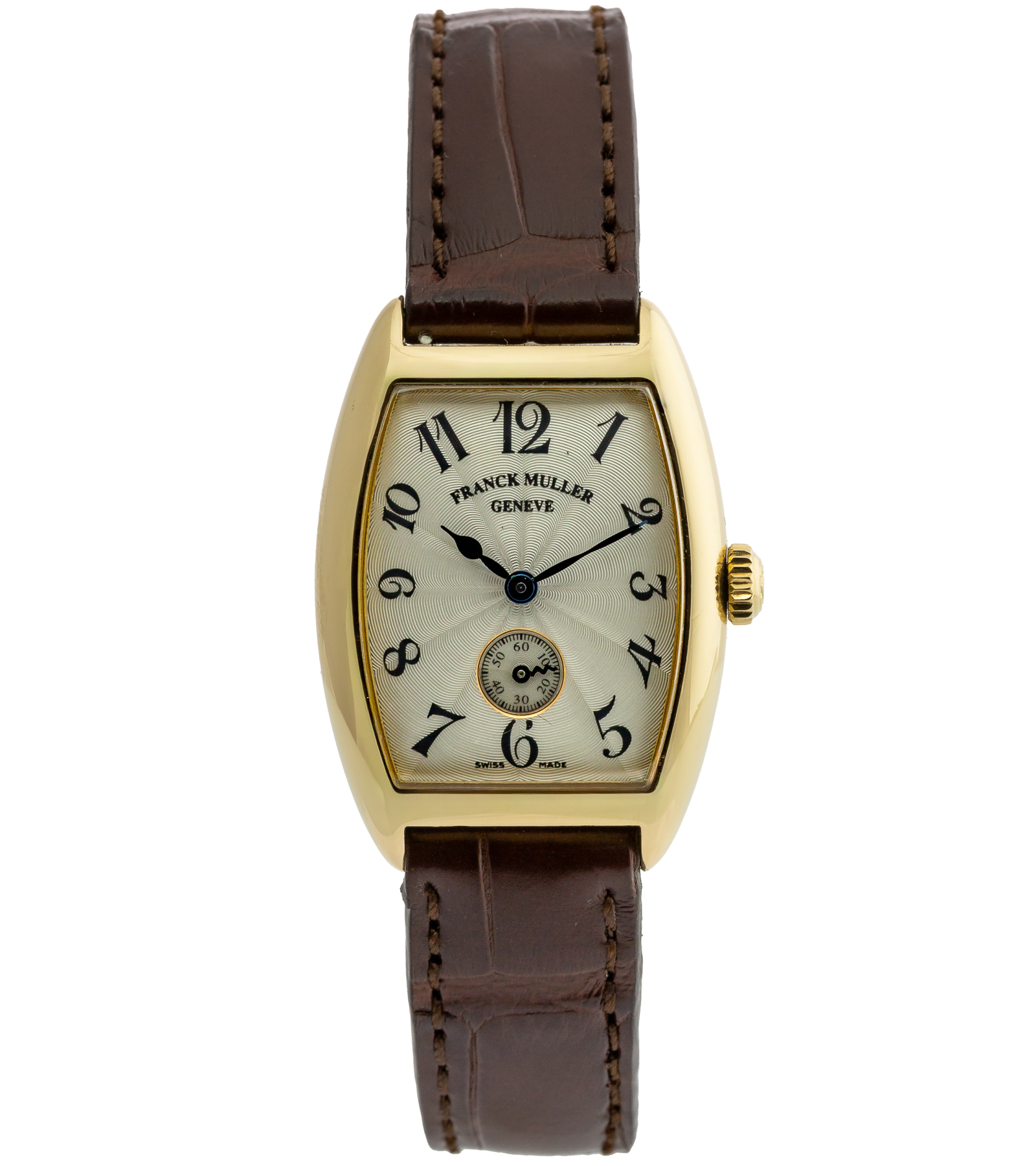 Cintrée Curvex 1750 S6 PM Yellow Gold Hand-Wound 1995 25 mm