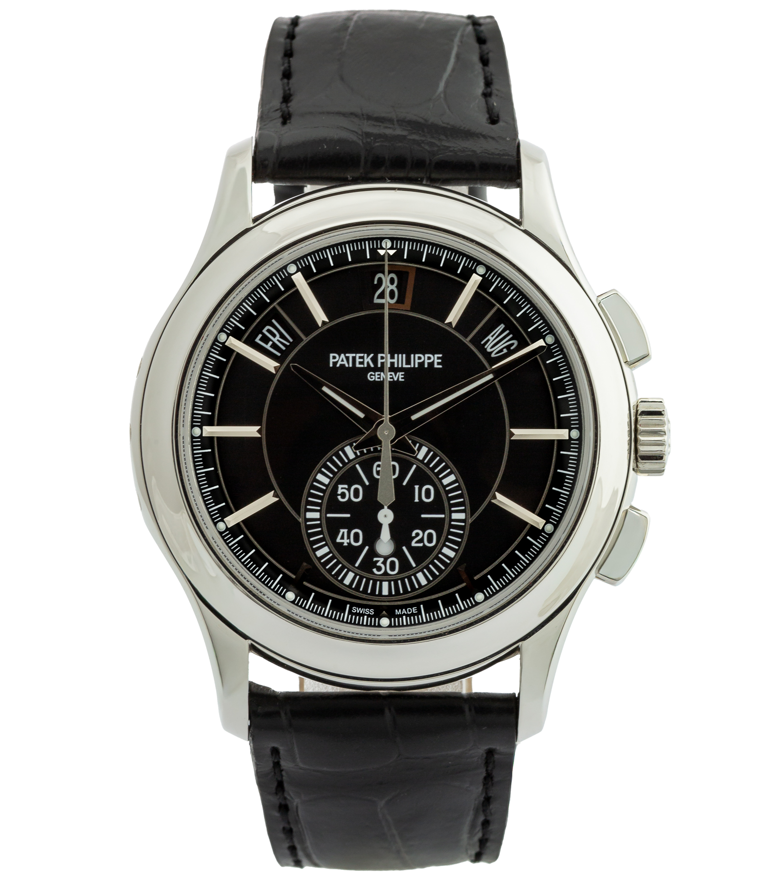 Annual Calendar Chronograph 5905P-010 Platinum Black Dial Automatic circa 2018 42 mm