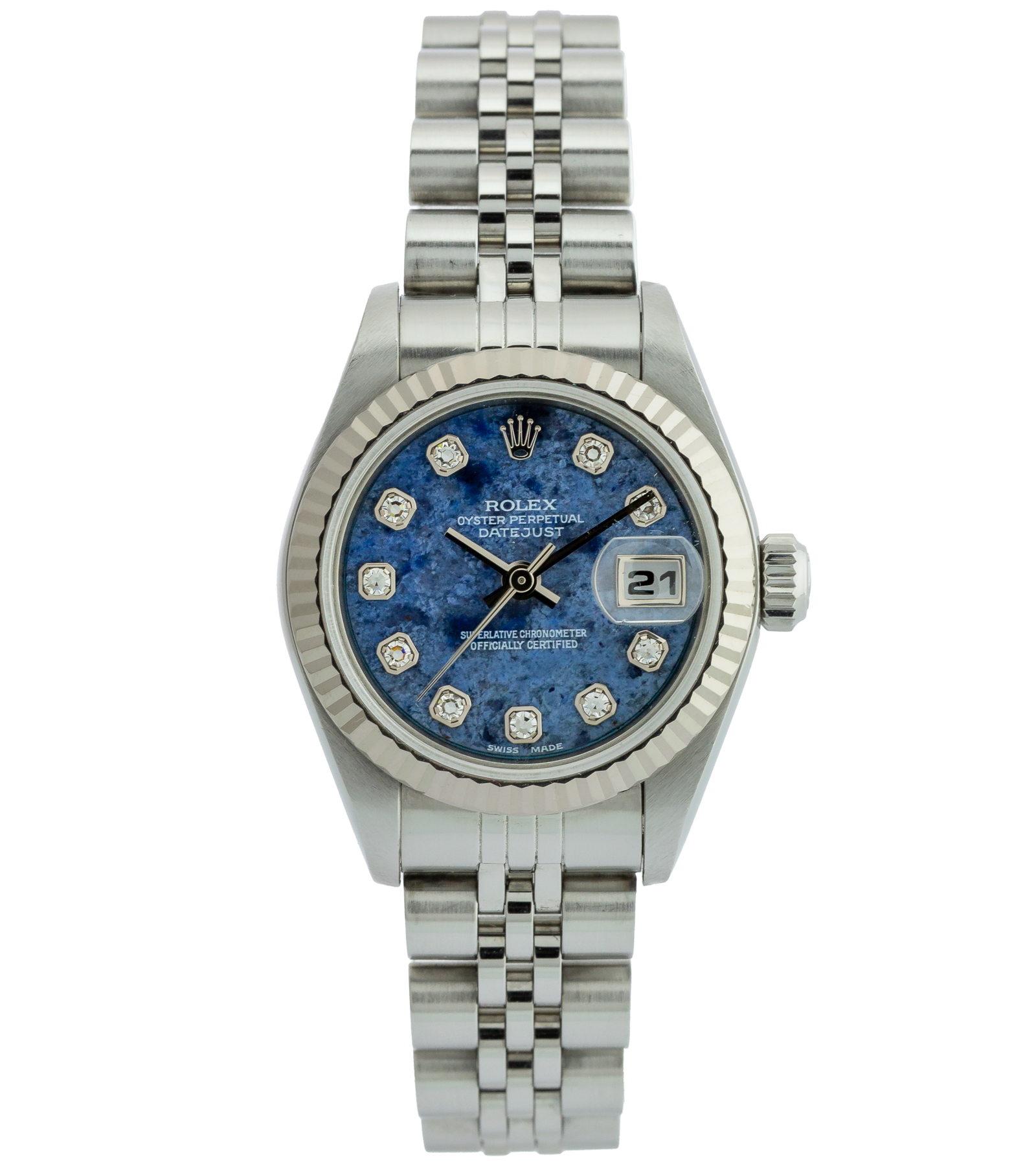 Lady-Datejust 79174 Sodalite Diamond Dial Jubilee Automatic 10/2001 26 mm