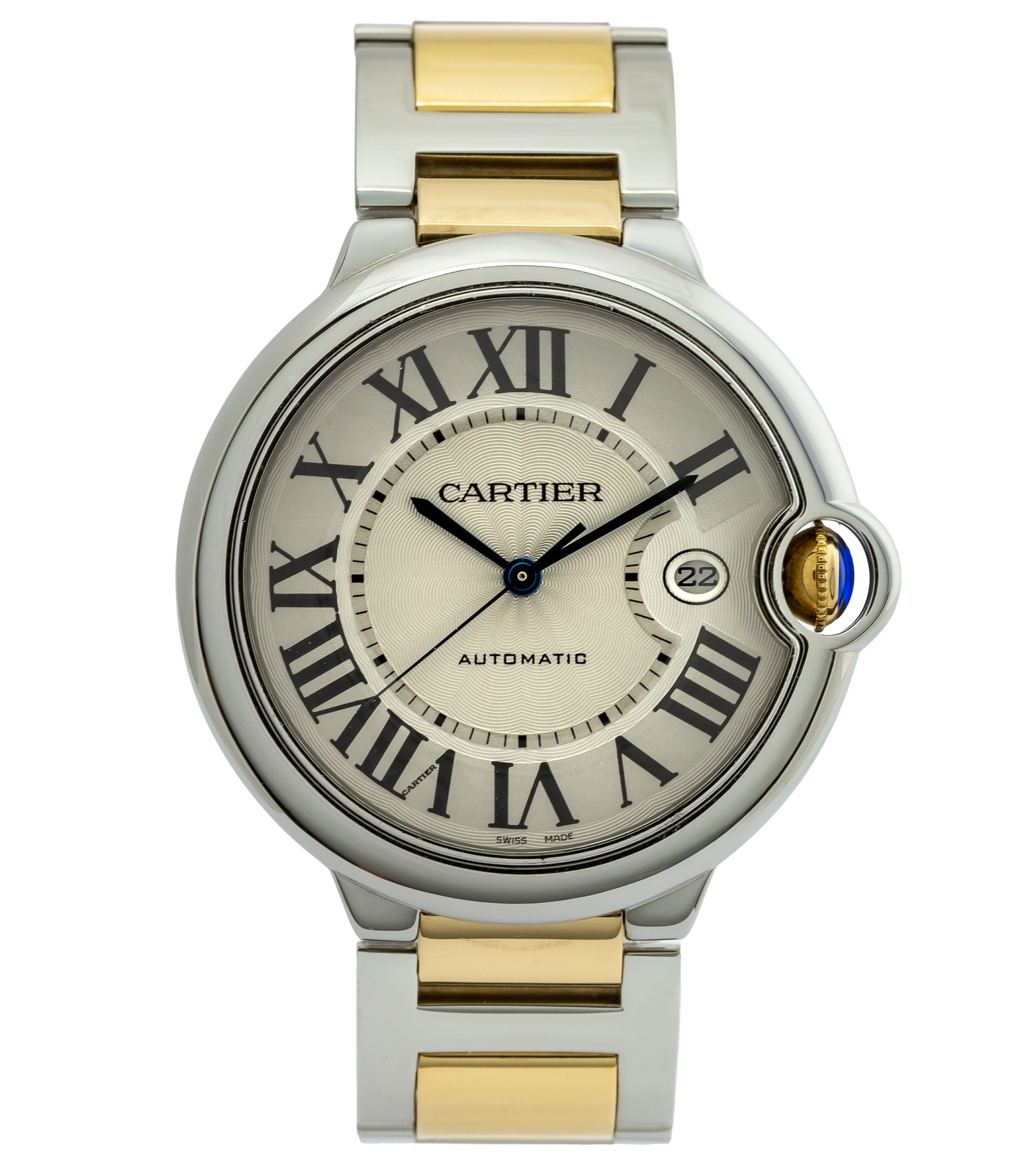 Ballon Bleu W69009Z3 3001 Silver Dial Steel & Yellow Gold Automatic 12/2009 42 mm