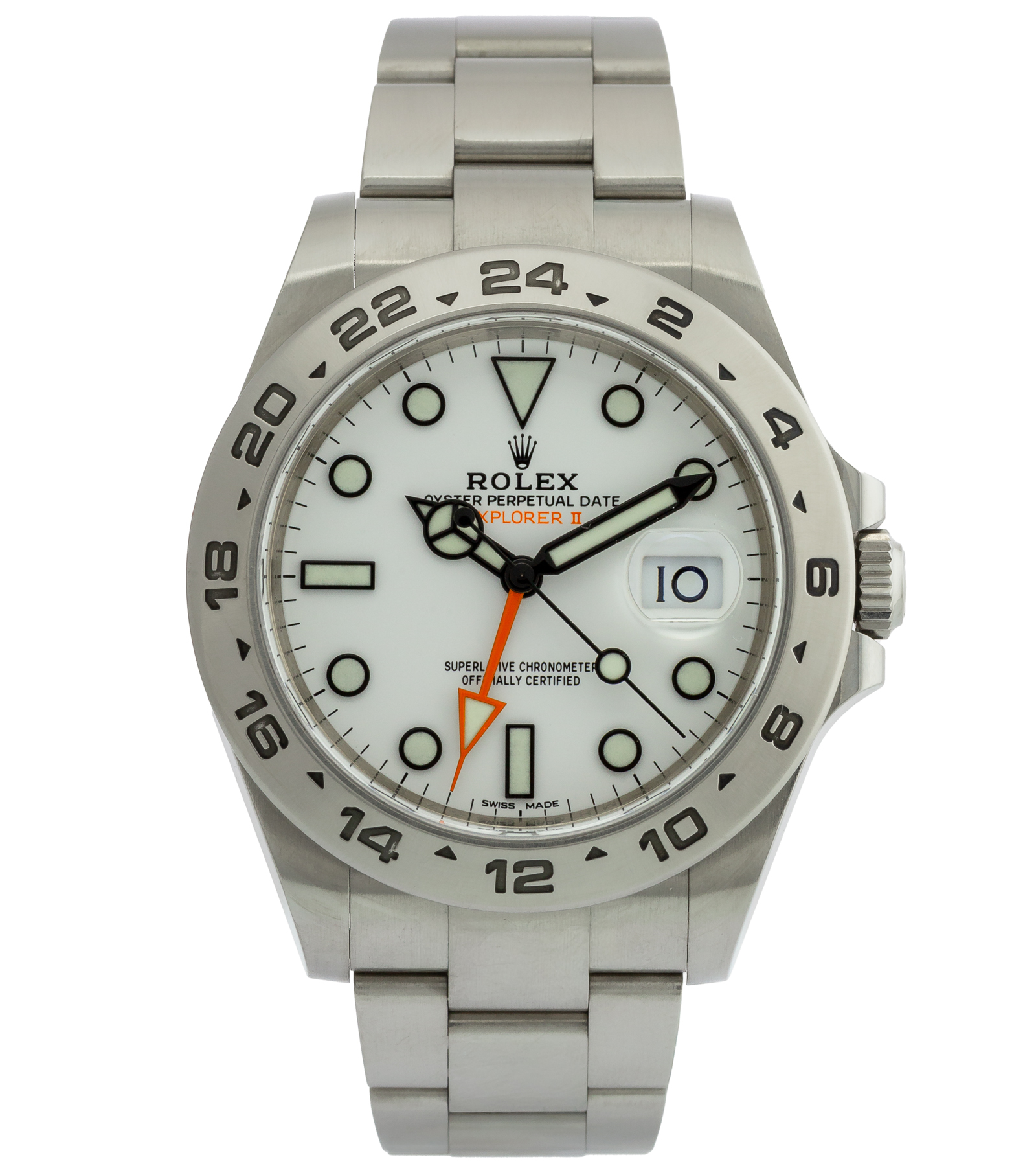 ROLEX Explorer II Polar White Dial GMT