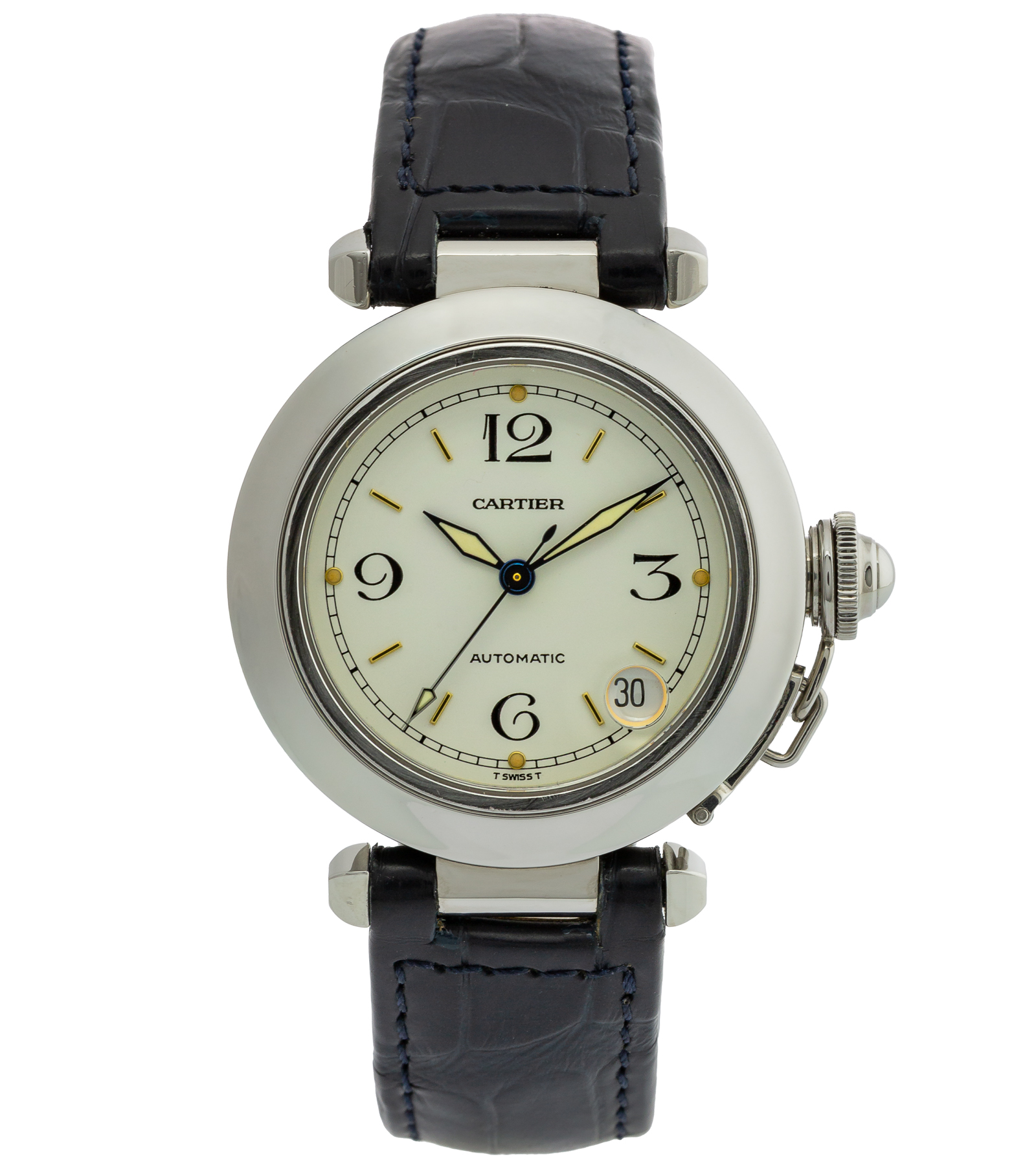 Pasha C W31015M7 2324 White Dial Automatic 2001 35 mm